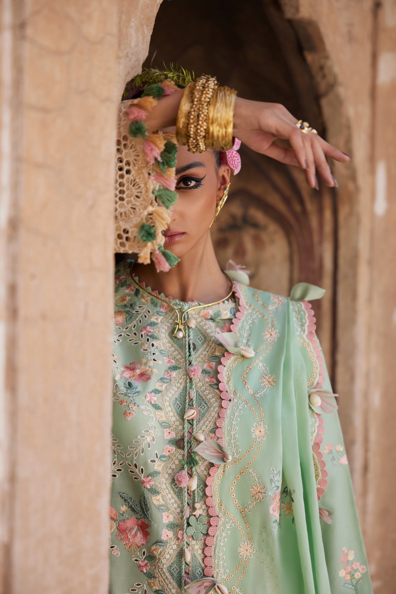 Elan | Luxury Lawn 25 | ALARA (EL25-12 A) -  Elan Ladies Clothes - Original Designer Dress - House of Maryam