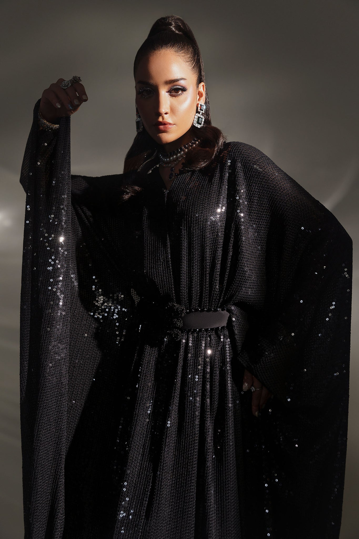 Elan | Lueur Dor | ECLAT NOIR (EP-21407) -  Elan Ladies Clothes - Original Designer Dress - House of Maryam