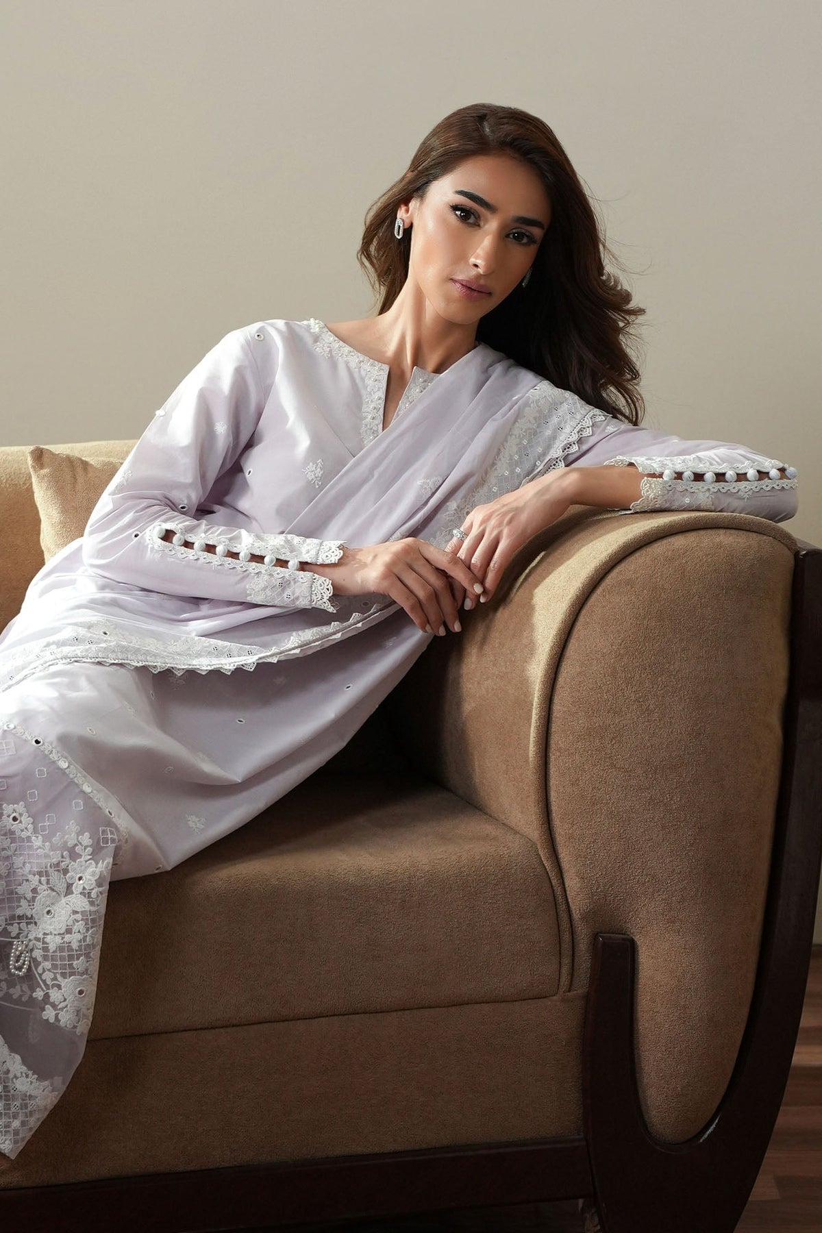 Cross S titch | Mahiri Embroidered Collection 26 |VIOLET DREAM