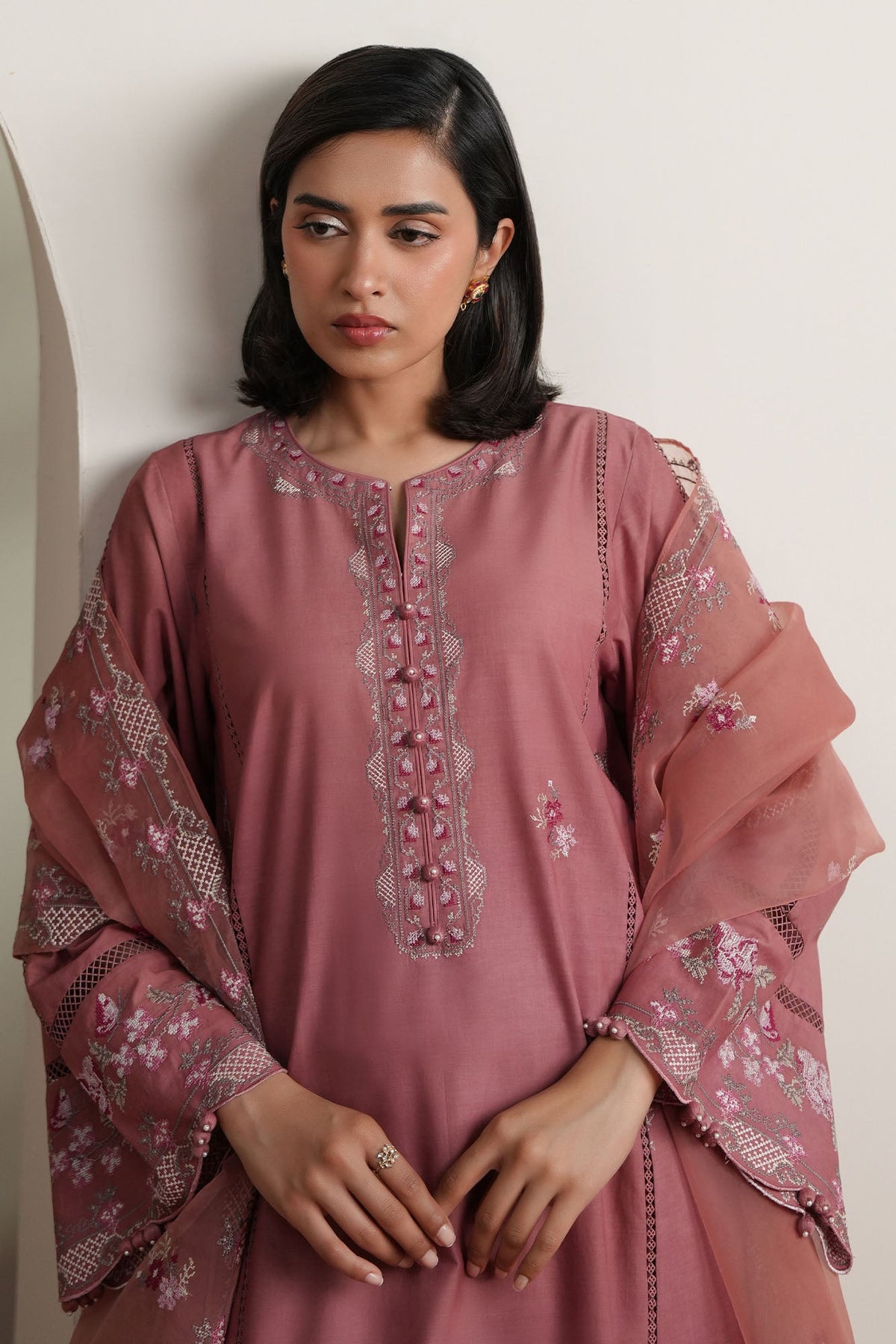 Cross Stitch | Mahiri Embroidered Collection 26 | BLUSH TAPESTRY