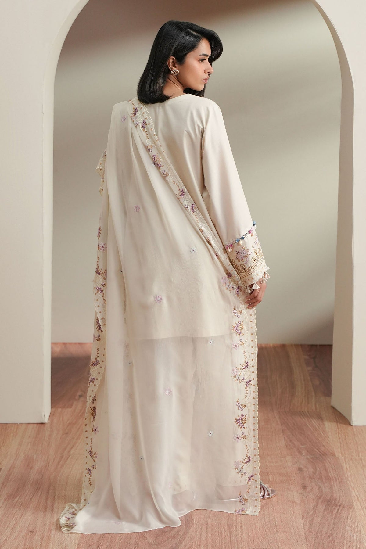 Cross Stitch | Mahiri Embroidered Collection 26 | VORY MOSIAC