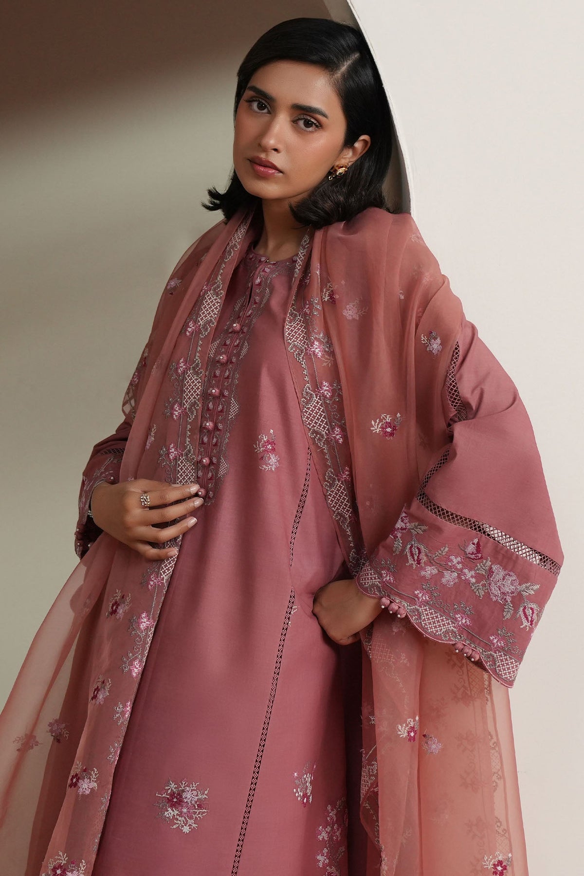 Cross Stitch | Mahiri Embroidered Collection 26 | BLUSH TAPESTRY