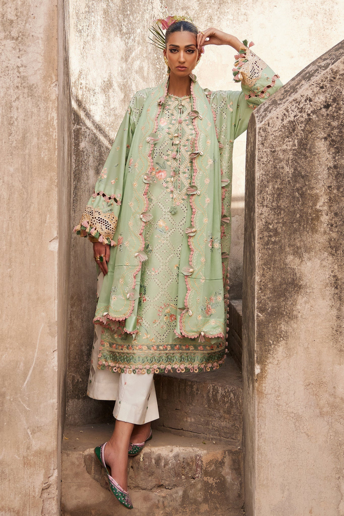 Elan | Luxury Lawn 25 | ALARA (EL25-12 A) -  Elan Ladies Clothes - Original Designer Dress - House of Maryam