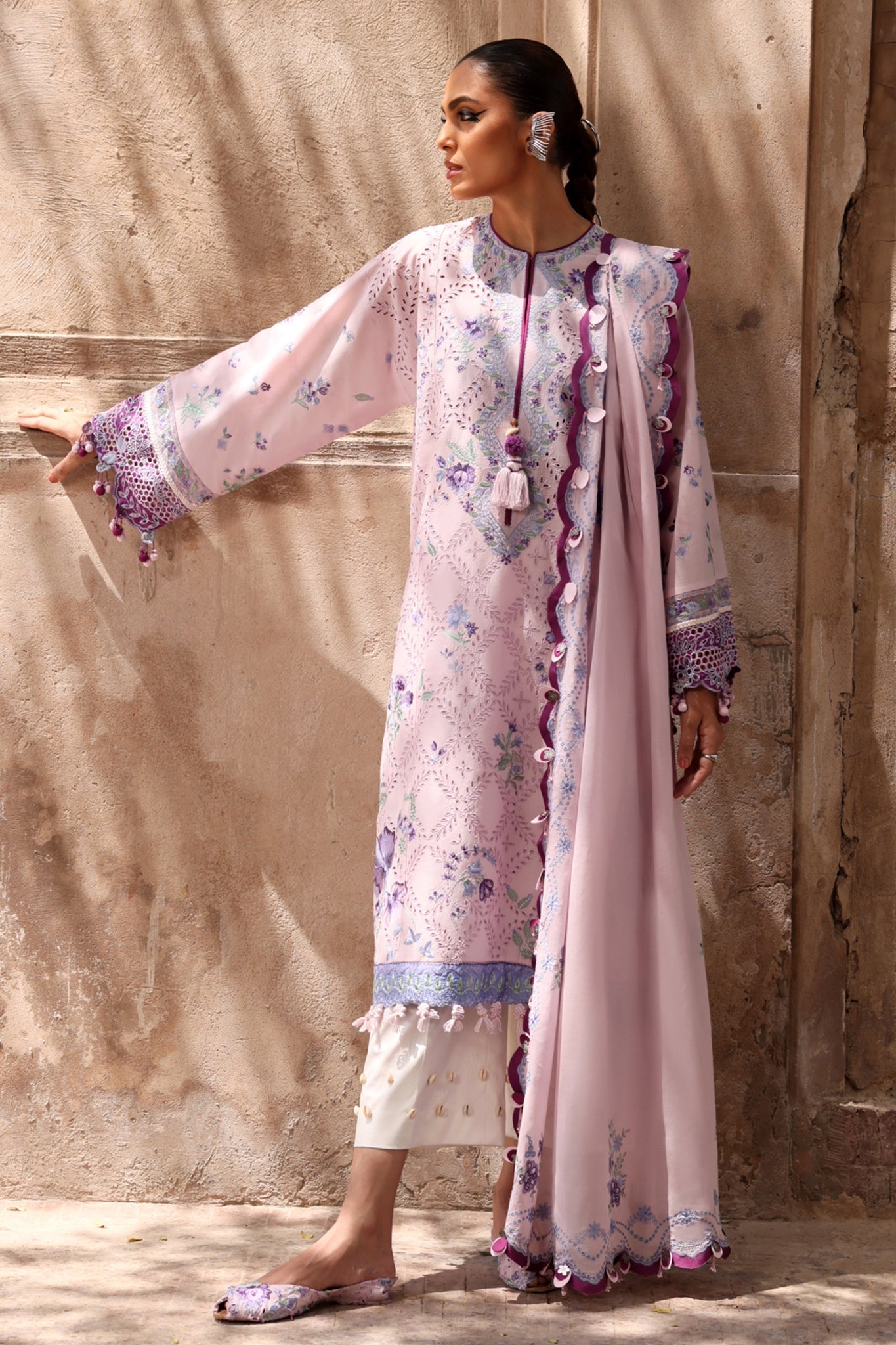 Elan | Luxury Lawn 25 | ALARA (EL25-12 B) -  Elan Ladies Clothes - Original Designer Dress - House of Maryam