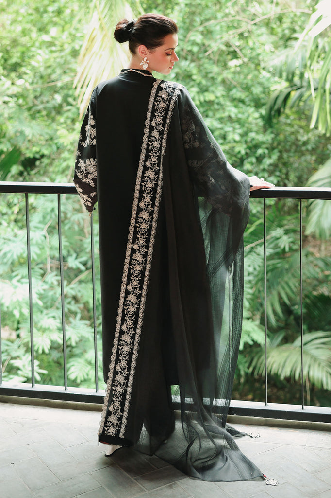 Cross Stitch | Eid Lawn Edit 26 |  OBSIDIAN BLOOM