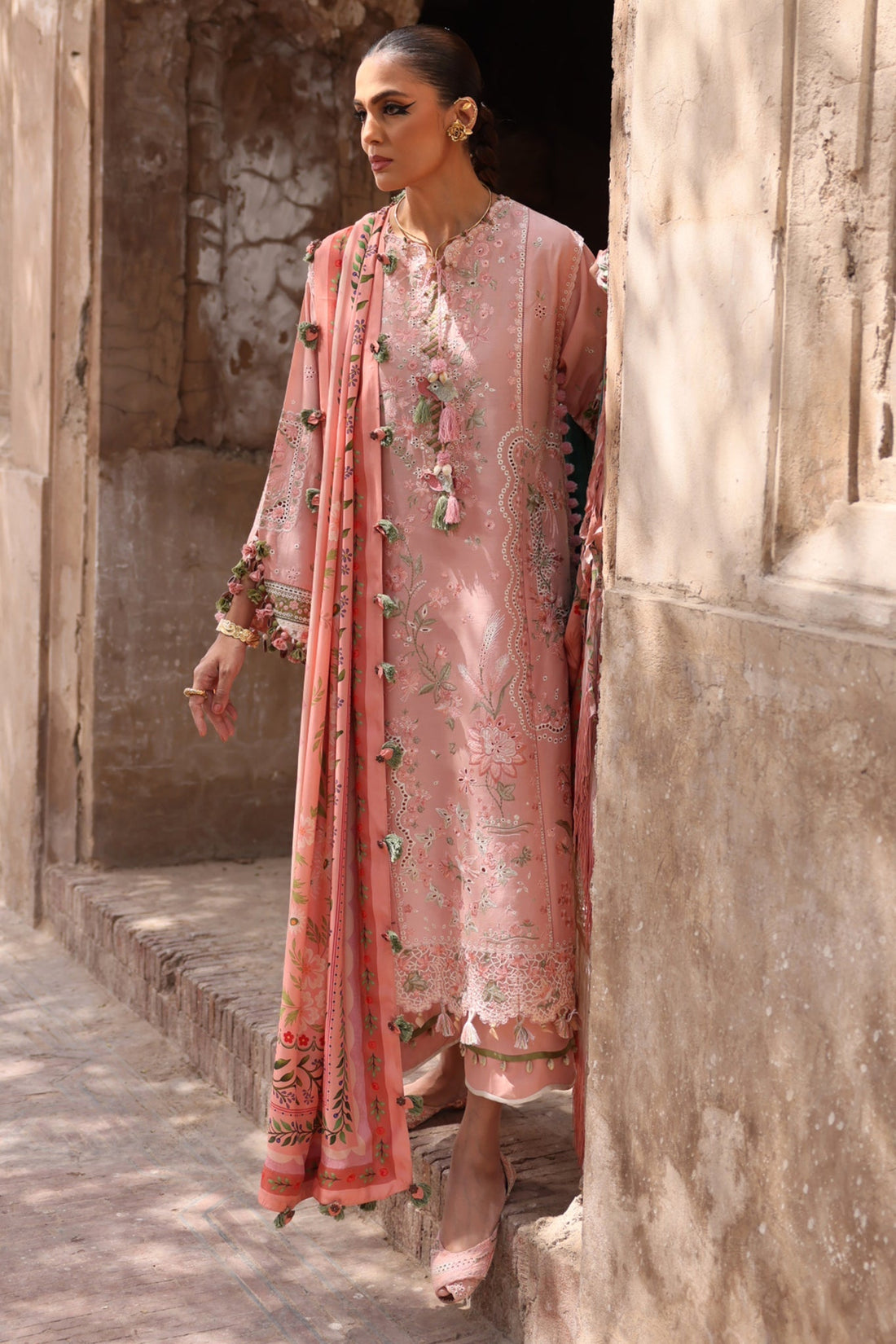 Elan | Luxury Lawn 25 | SERENE (EL25-01 A) -  Elan Ladies Clothes - Original Designer Dress - House of Maryam