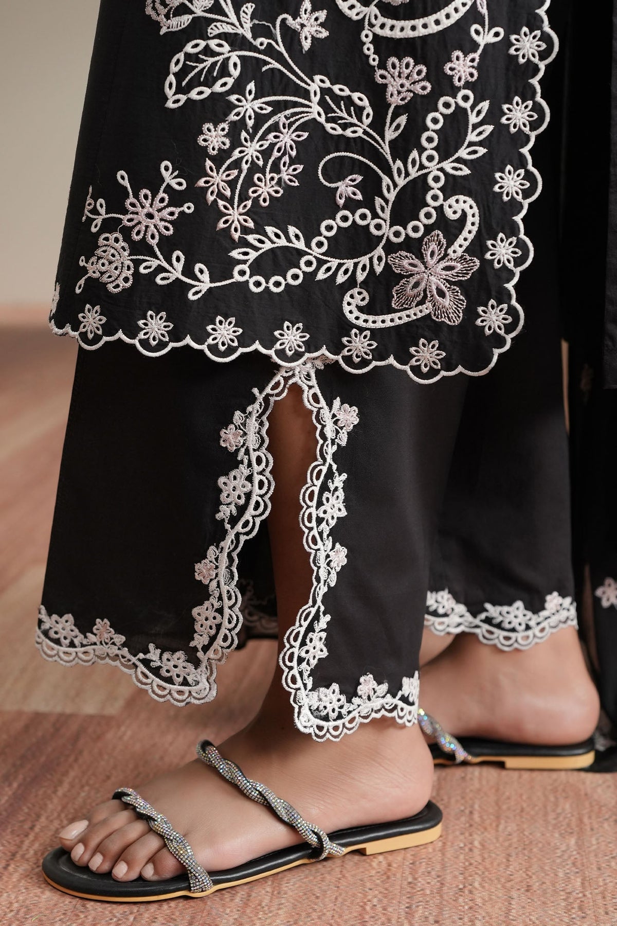 Cross Stitch | Mahiri Embroidered Collection 26 | NOIR CANVAS