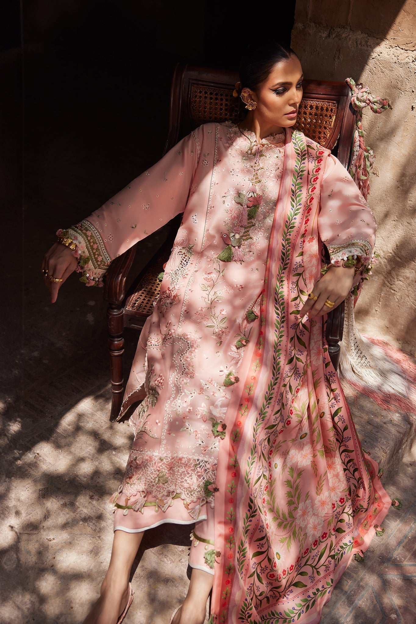 Elan | Luxury Lawn 25 | SERENE (EL25-01 A) -  Elan Ladies Clothes - Original Designer Dress - House of Maryam