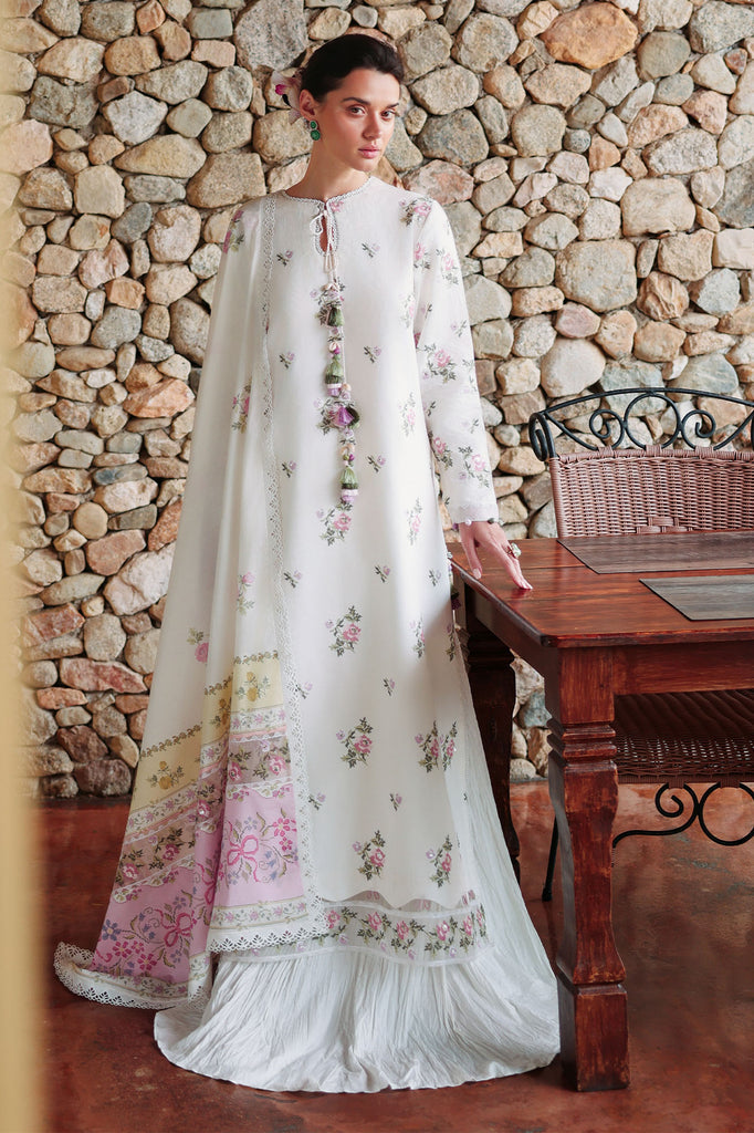 Cross Stitch | Eid Lawn Edit 26 | GARDEN IVORY