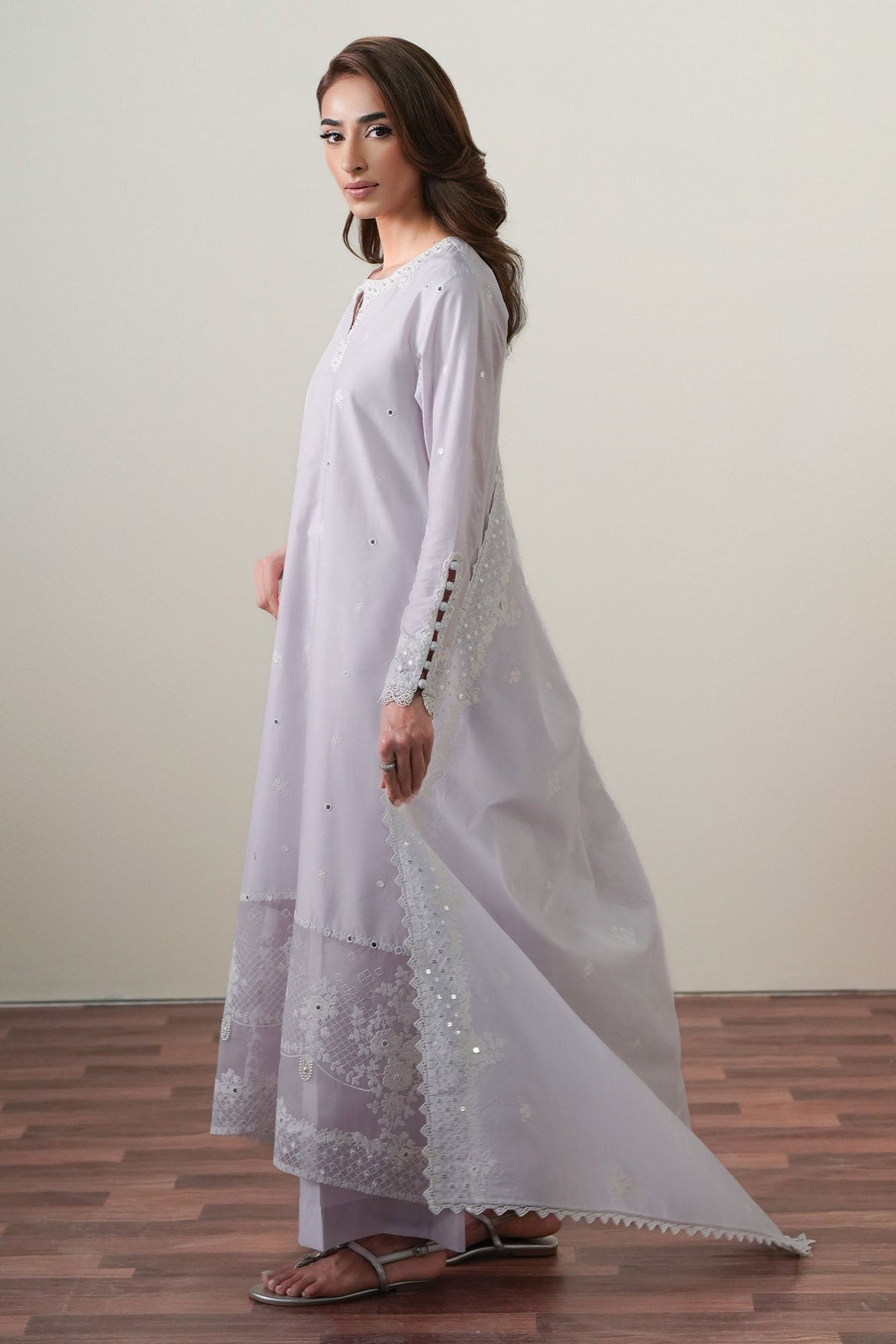 Cross S titch | Mahiri Embroidered Collection 26 |VIOLET DREAM