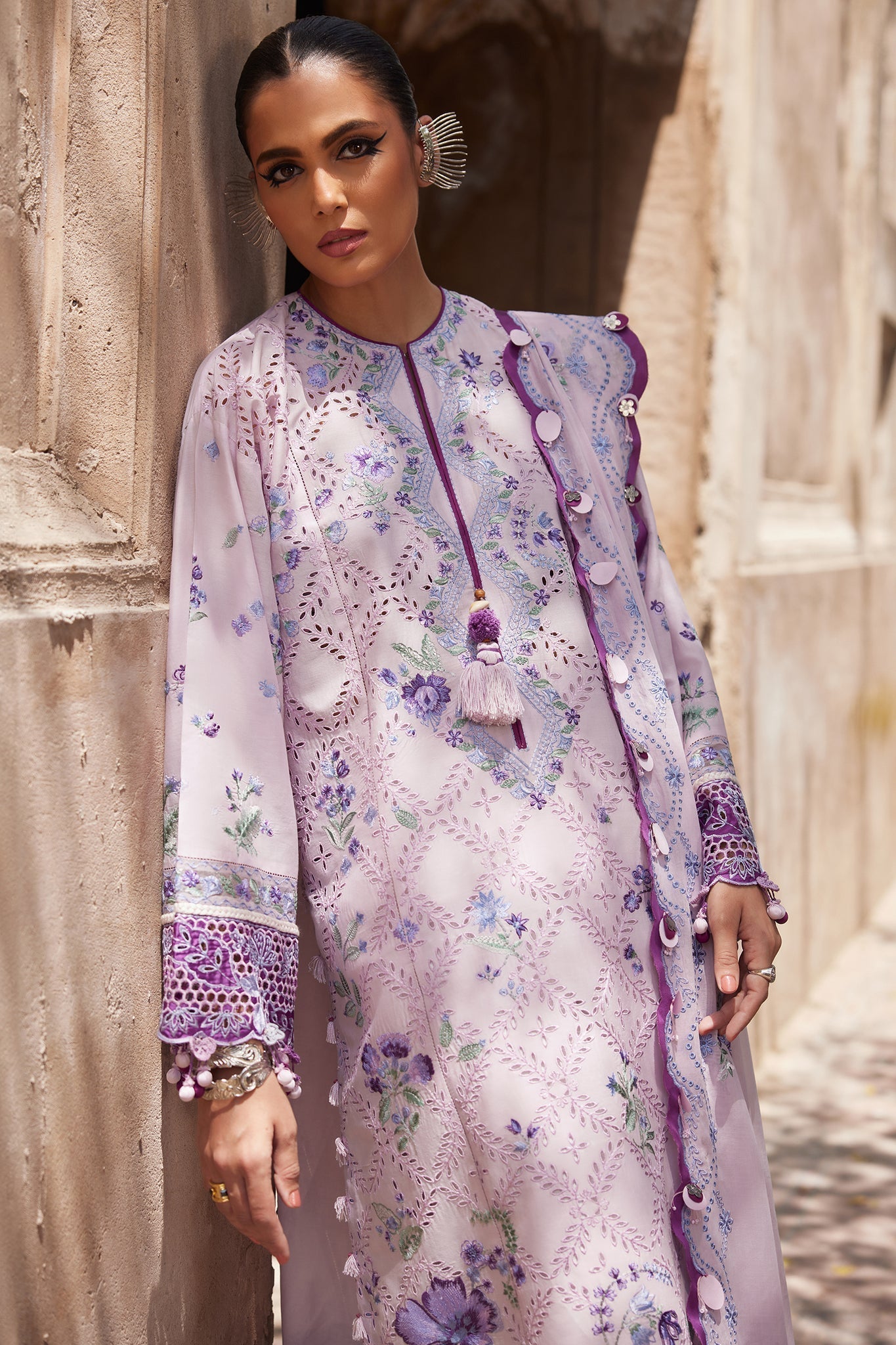Elan | Luxury Lawn 25 | ALARA (EL25-12 B) -  Elan Ladies Clothes - Original Designer Dress - House of Maryam