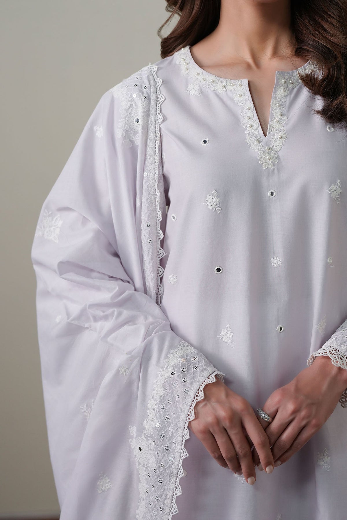 Cross S titch | Mahiri Embroidered Collection 26 |VIOLET DREAM