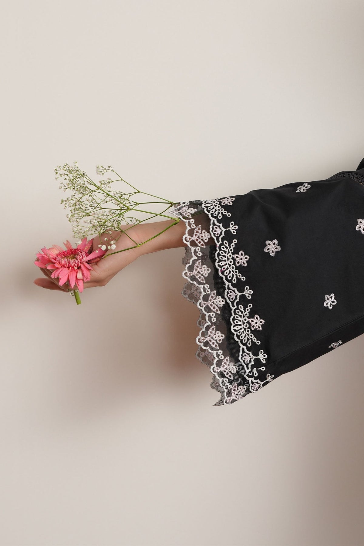 Cross Stitch | Mahiri Embroidered Collection 26 | NOIR CANVAS