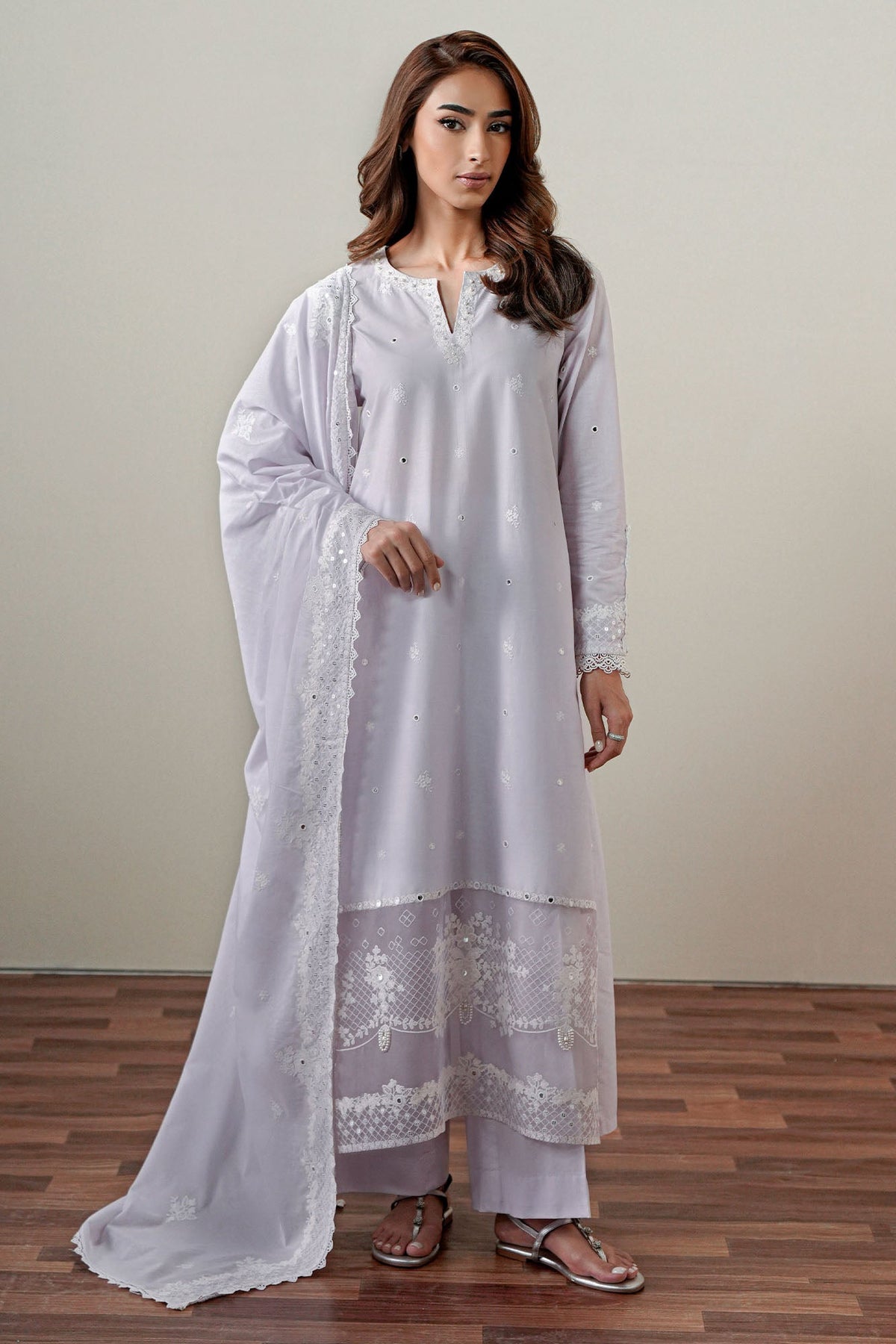 Cross S titch | Mahiri Embroidered Collection 26 |VIOLET DREAM