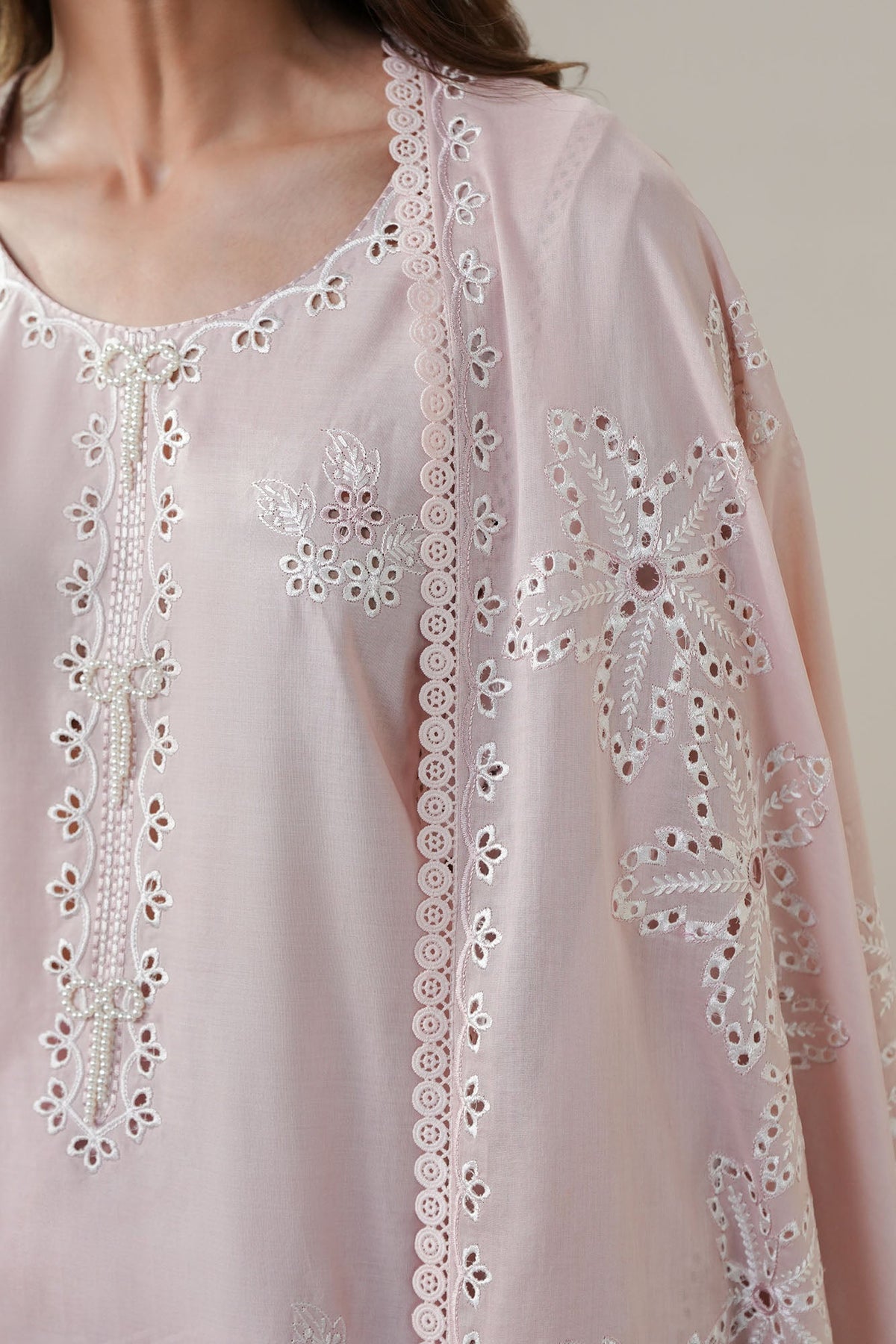 Cross Stitch | Mahiri Embroidered Collection 26 |PETAL DUSK