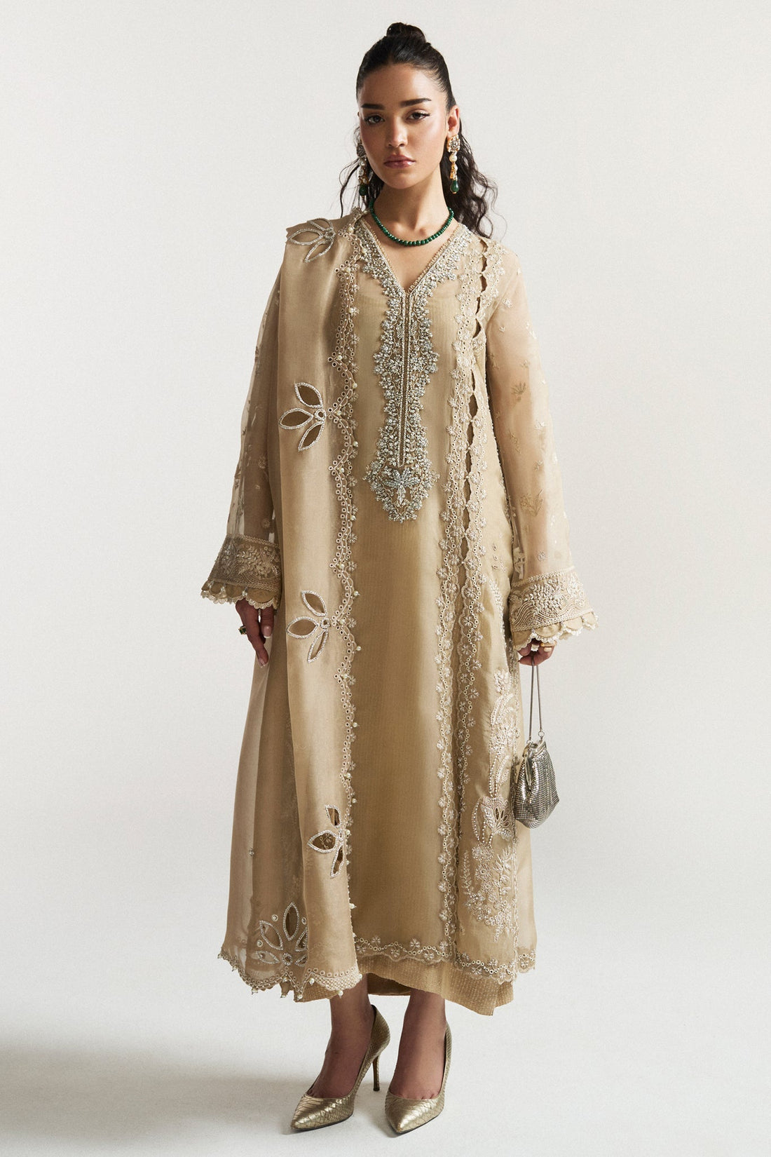 Elan I Vital Ornee I SOLEIL ÉLIXIR (EV-21372) -  Elan Ladies Clothes - Original Designer Dress - House of Maryam