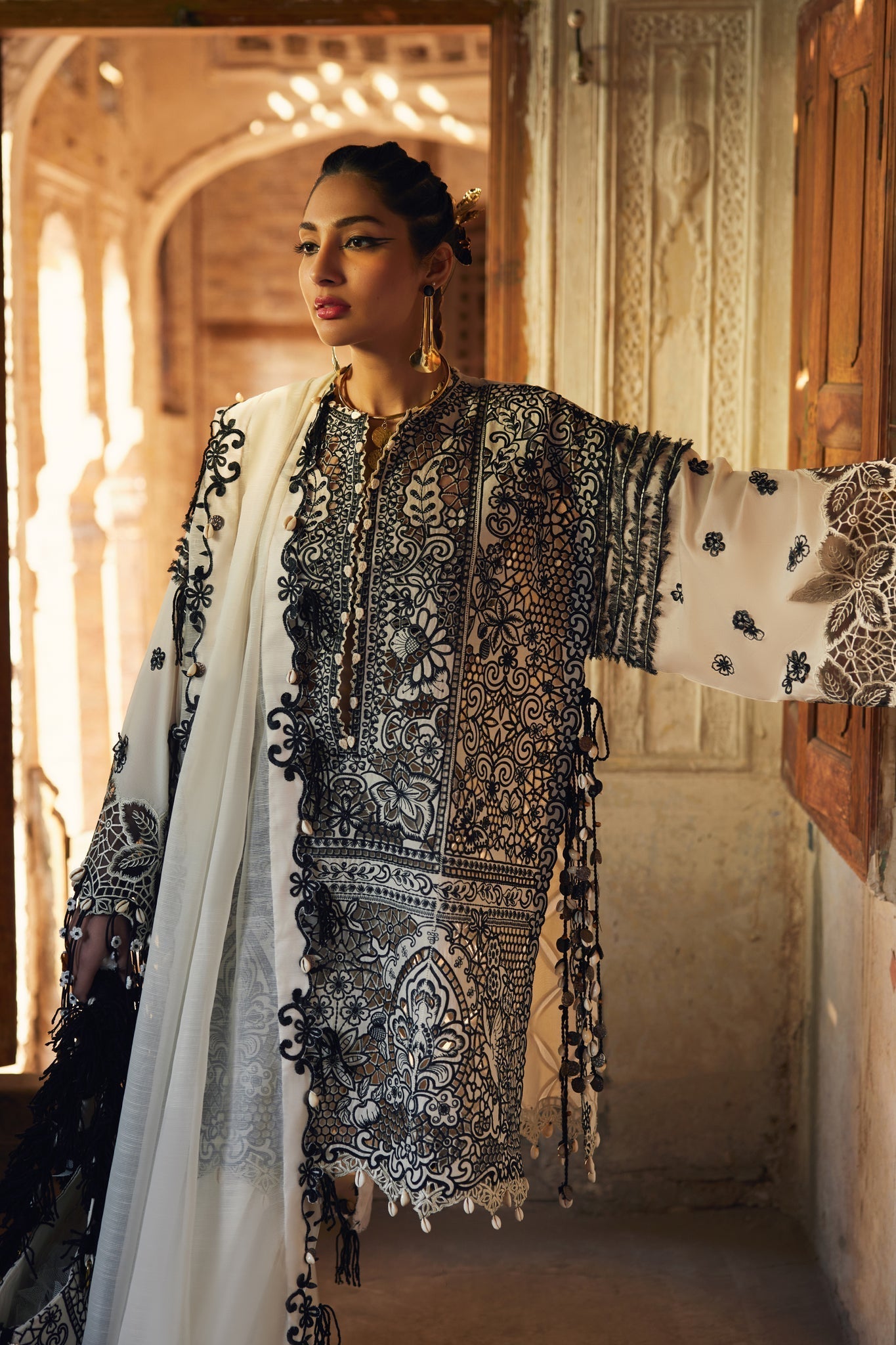 Elan | Luxury Lawn 25 | ISLA (EL25-02 B) -  Elan Ladies Clothes - Original Designer Dress - House of Maryam