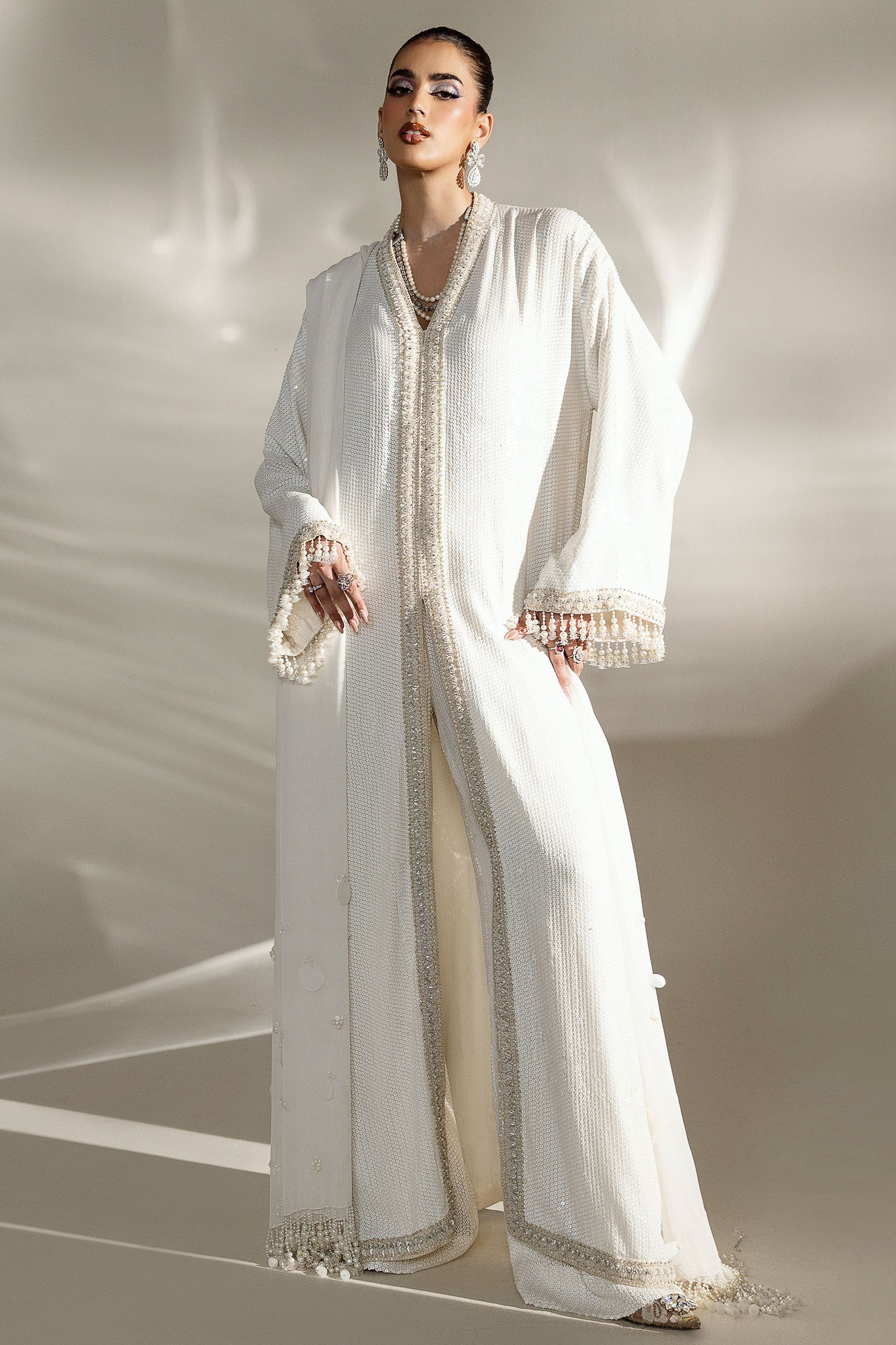 Elan | Lueur Dor | SCINTILLANT IVOIRE (EP-21406) -  Elan Ladies Clothes - Original Designer Dress - House of Maryam