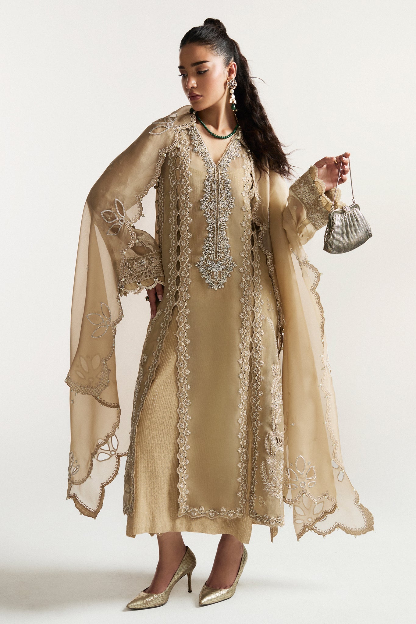 Elan I Vital Ornee I SOLEIL ÉLIXIR (EV-21372) -  Elan Ladies Clothes - Original Designer Dress - House of Maryam