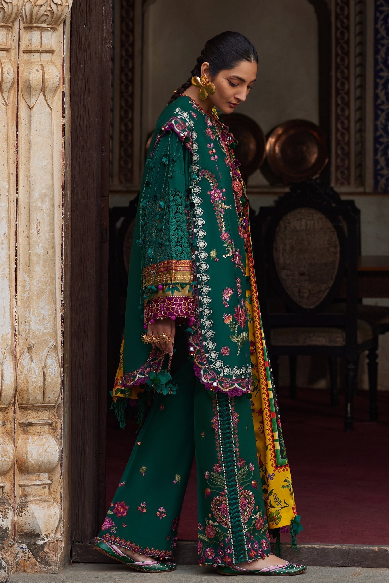 Elan | Luxury Lawn 25 | AURIELLE (EL25-06 A) -  Elan Ladies Clothes - Original Designer Dress - House of Maryam