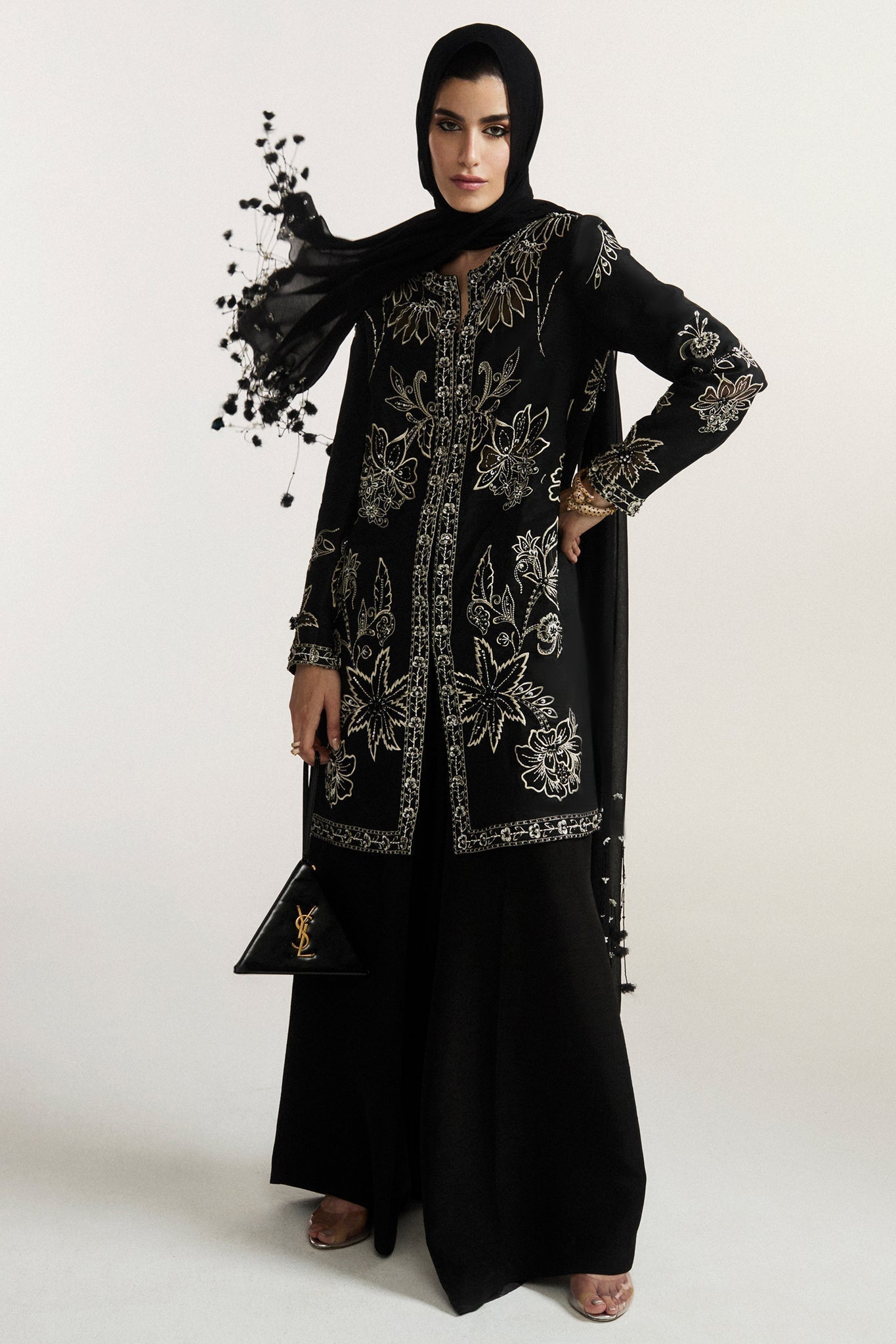 Elan I Vital Ornee I NOCTURNE ÉLITAIRE (EV-21360) -  Elan Ladies Clothes - Original Designer Dress - House of Maryam