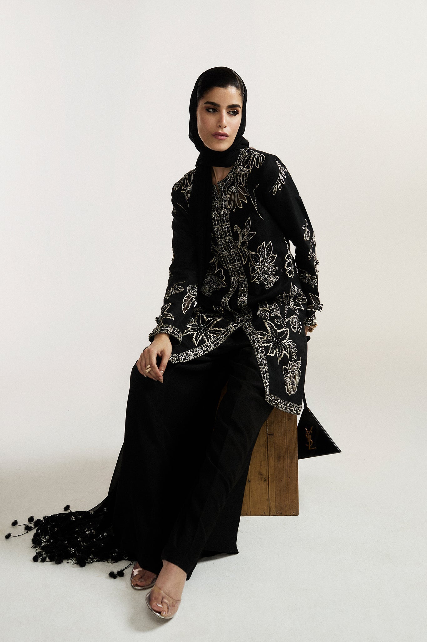 Elan I Vital Ornee I NOCTURNE ÉLITAIRE (EV-21360) -  Elan Ladies Clothes - Original Designer Dress - House of Maryam