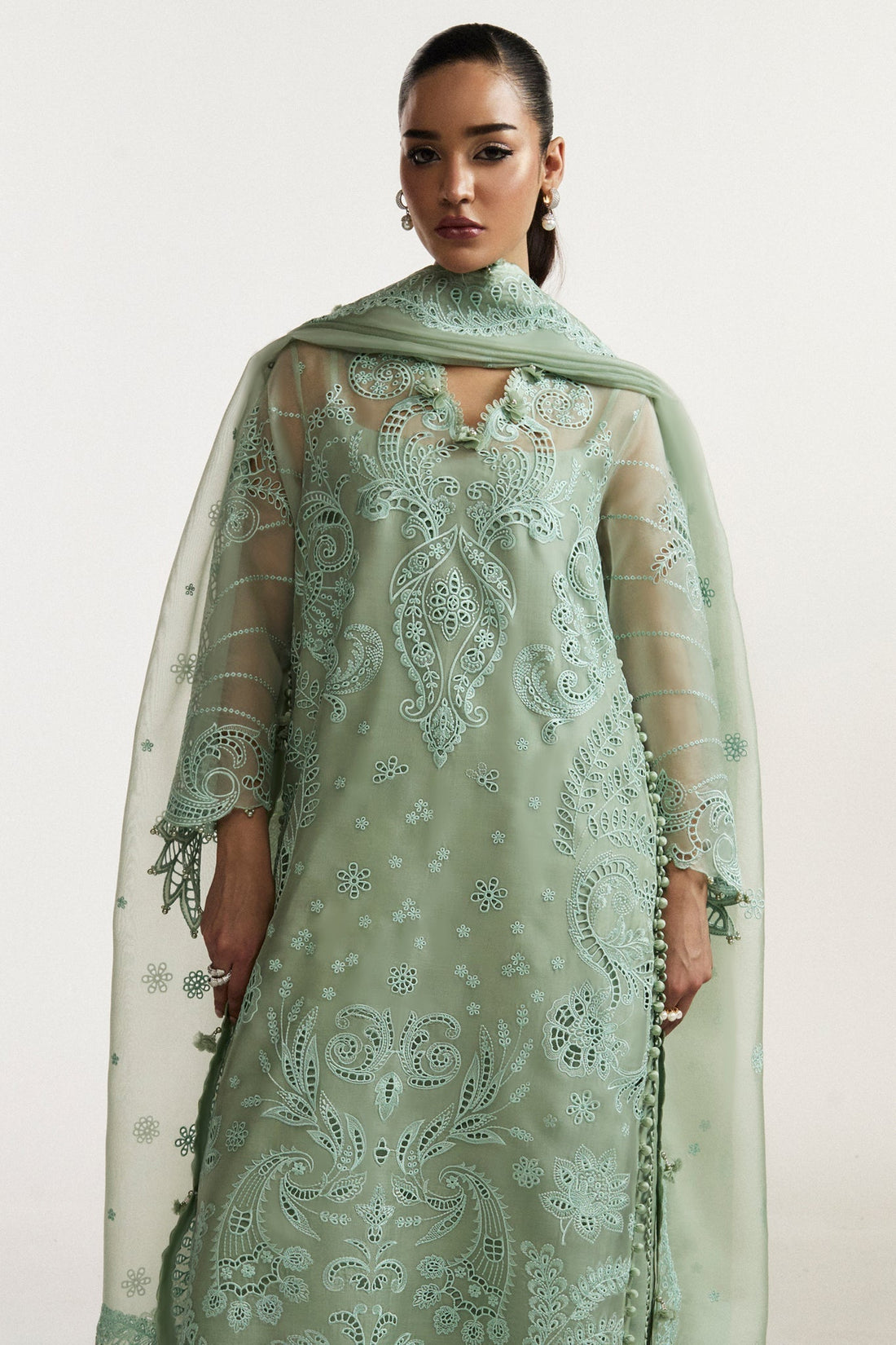Elan I Vital Ornee I ÉLYSÉE (EV-21355) -  Elan Ladies Clothes - Original Designer Dress - House of Maryam
