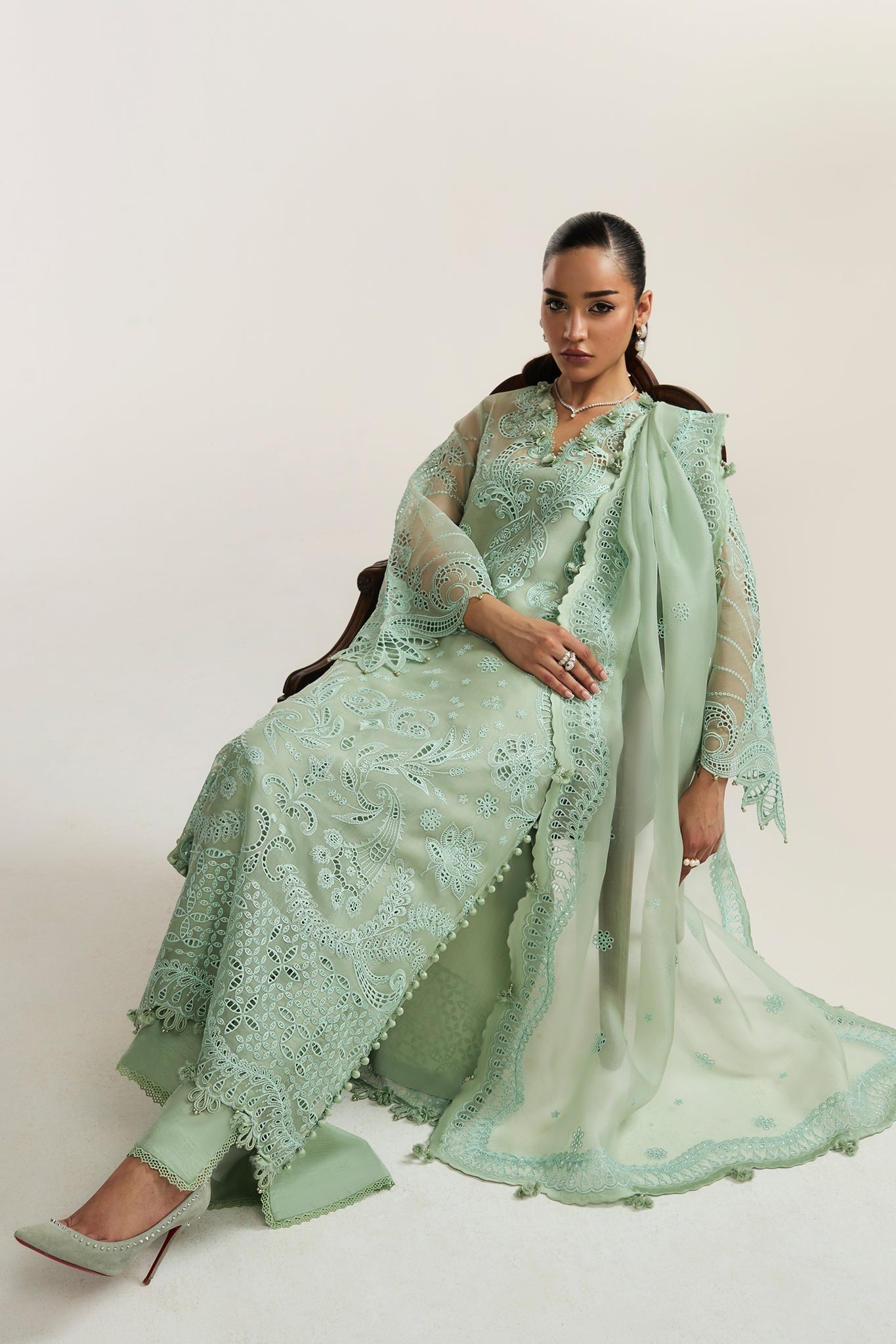 Elan I Vital Ornee I ÉLYSÉE (EV-21355) -  Elan Ladies Clothes - Original Designer Dress - House of Maryam