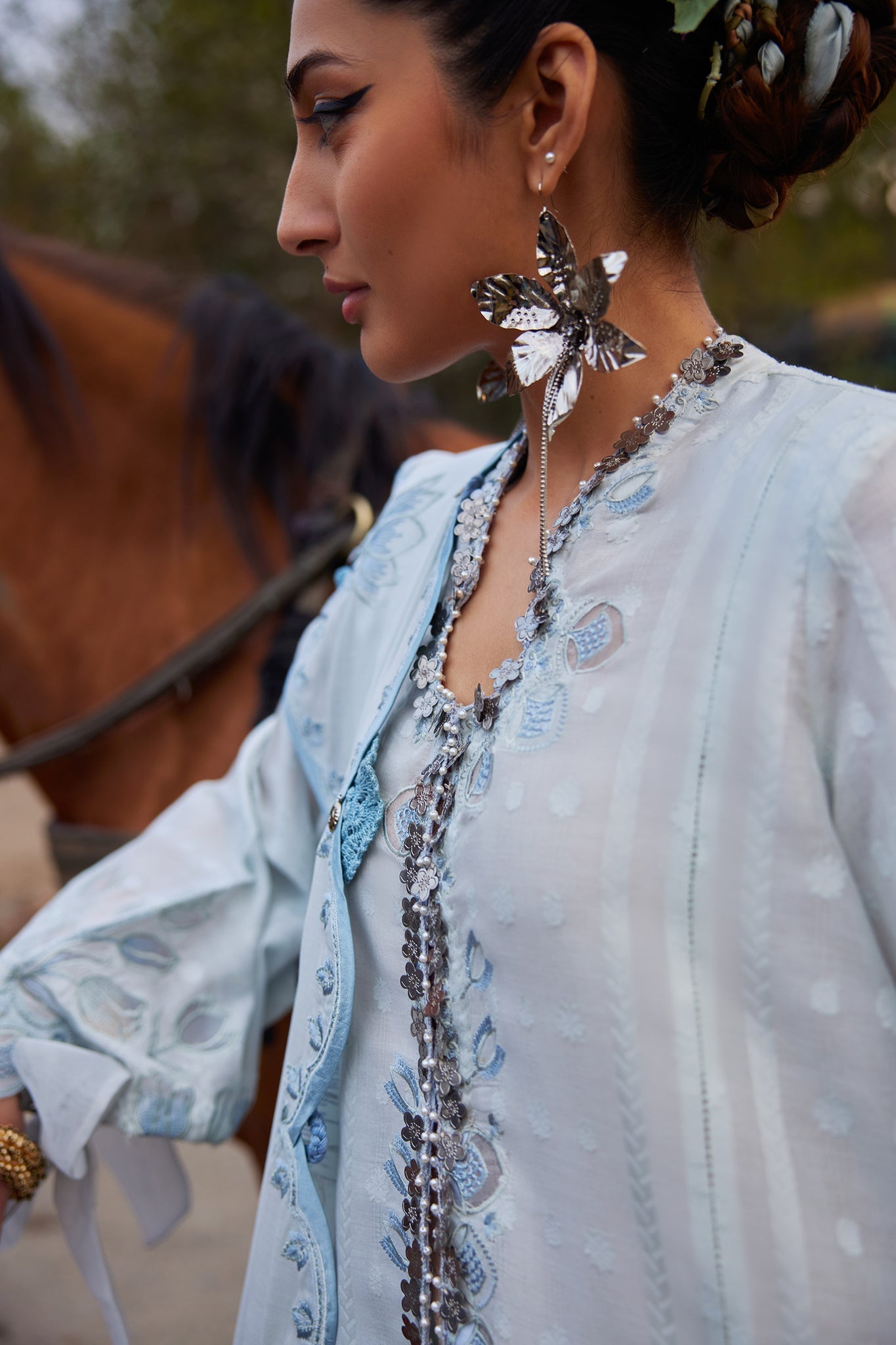 Elan | Luxury Lawn 25 | CELESTINE (EL25-05 B) -  Elan Ladies Clothes - Original Designer Dress - House of Maryam