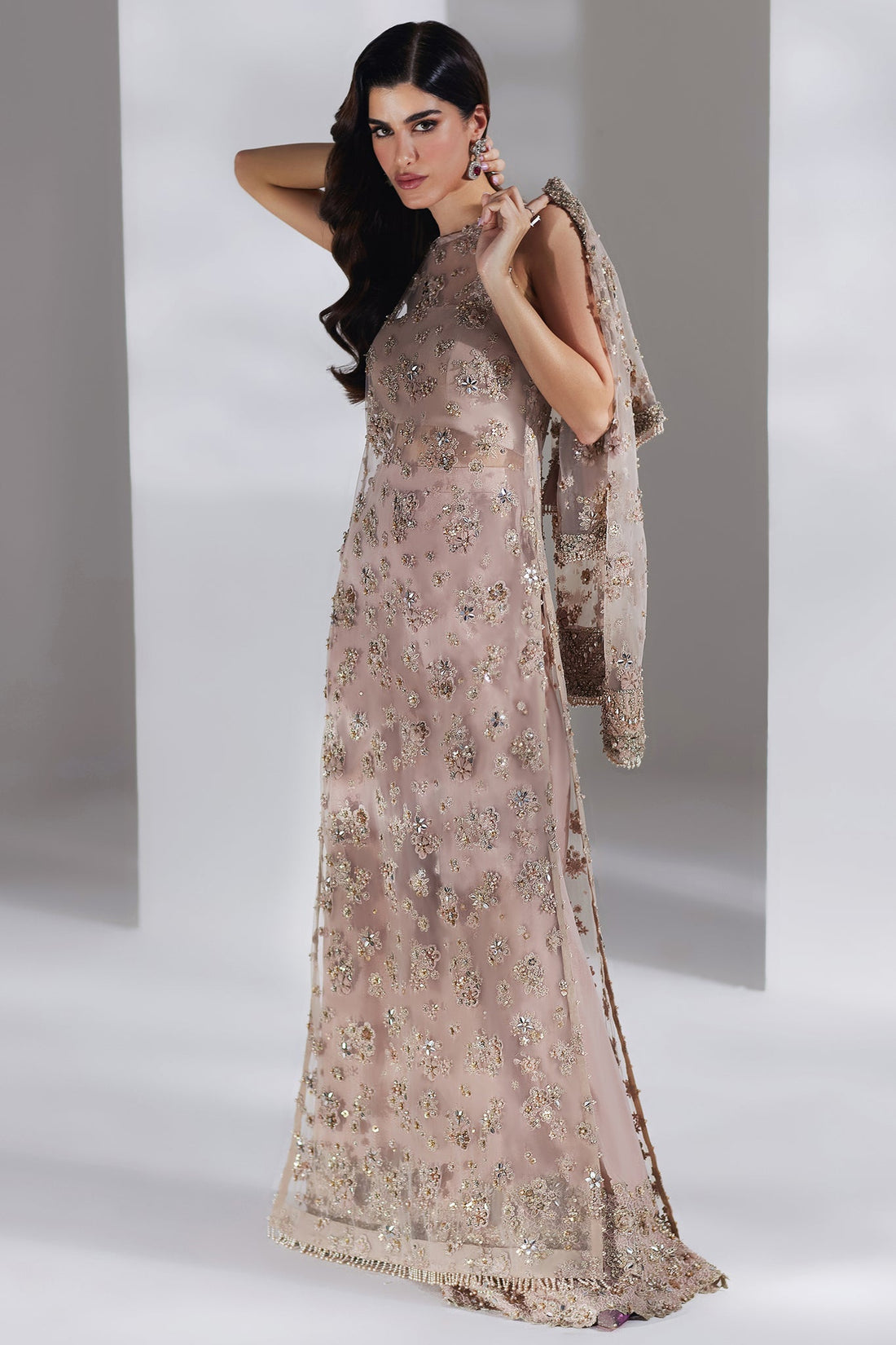Elan | Luxury Wedding Wears | BRUME ROSÉE (EP-20885)