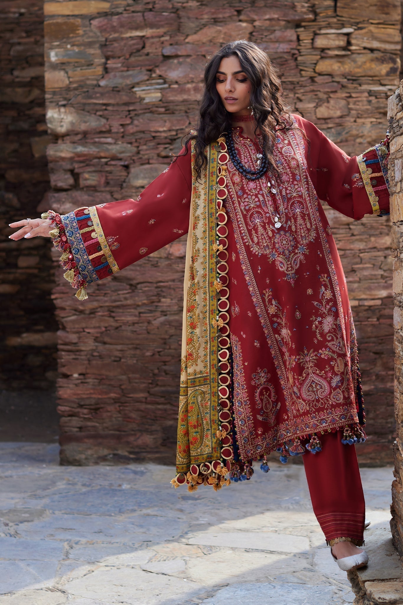 Elan | Winter Collection 24 | ELNAZ (EW24-07) -  Elan Ladies Clothes - Original Designer Dress - House of Maryam