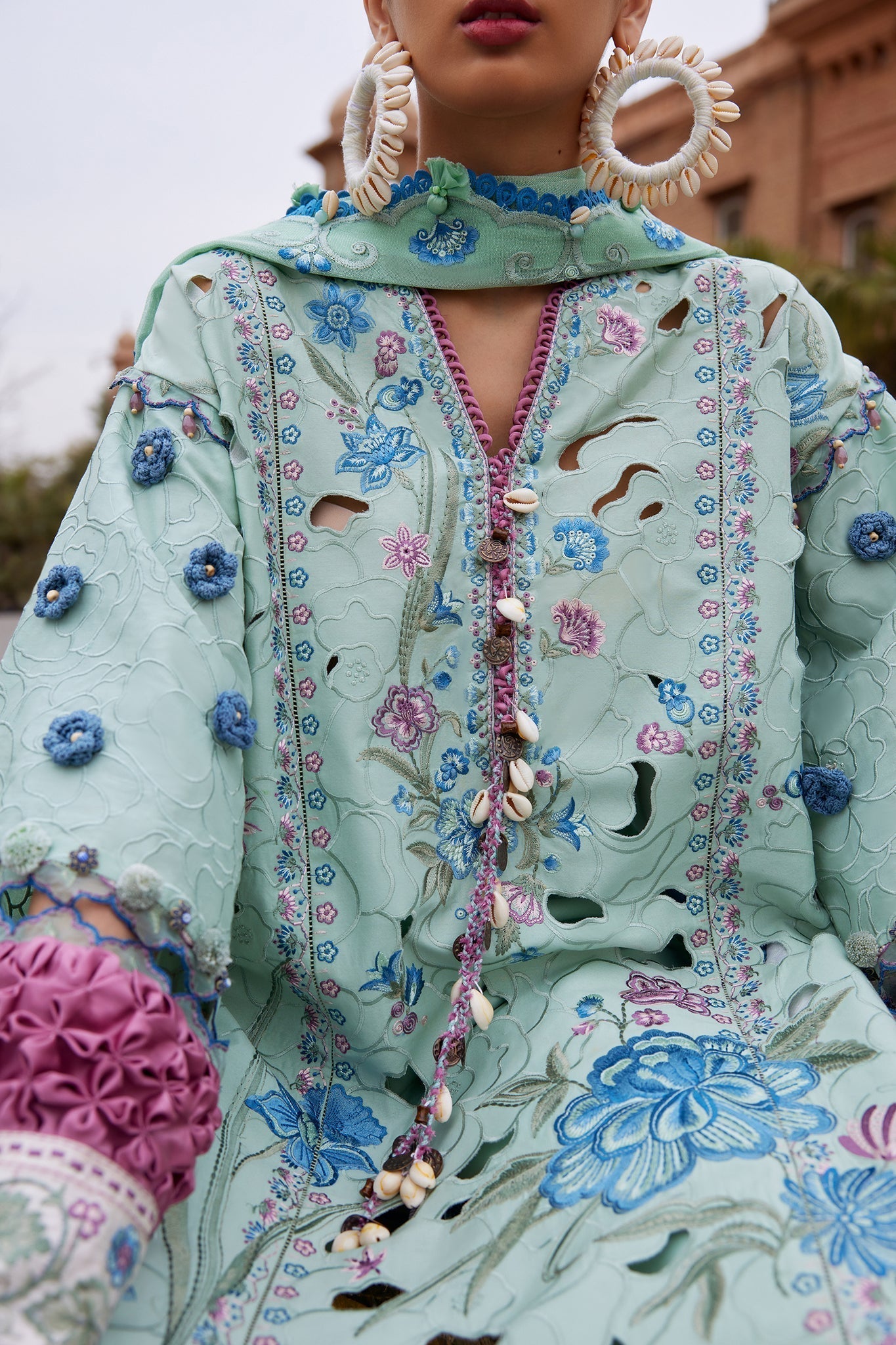 Elan | Luxury Lawn 25 | AMARA (EL25-09 B) -  Elan Ladies Clothes - Original Designer Dress - House of Maryam