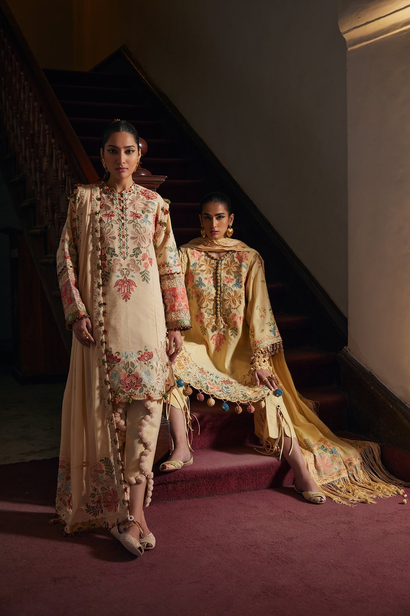 Elan | Luxury Lawn 25 | ZAHARA (EL25-07 A) -  Elan Ladies Clothes - Original Designer Dress - House of Maryam
