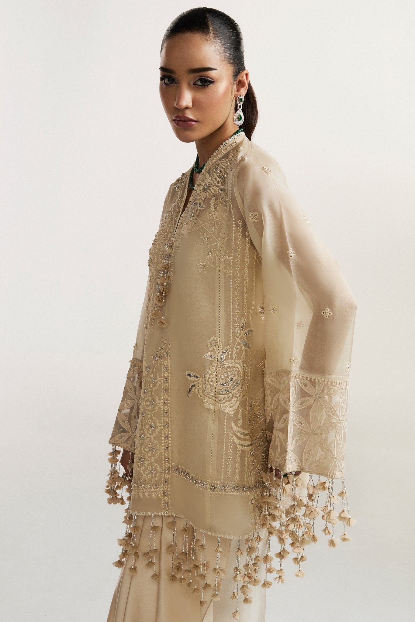 Elan I Vital Ornee I SOLENNE D'OR (EV-21356) -  Elan Ladies Clothes - Original Designer Dress - House of Maryam