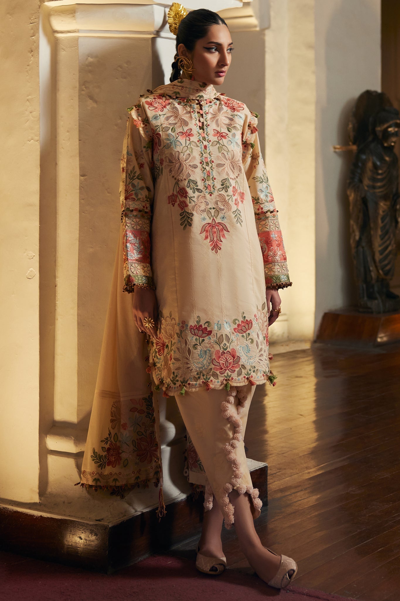 Elan | Luxury Lawn 25 | ZAHARA (EL25-07 B) -  Elan Ladies Clothes - Original Designer Dress - House of Maryam