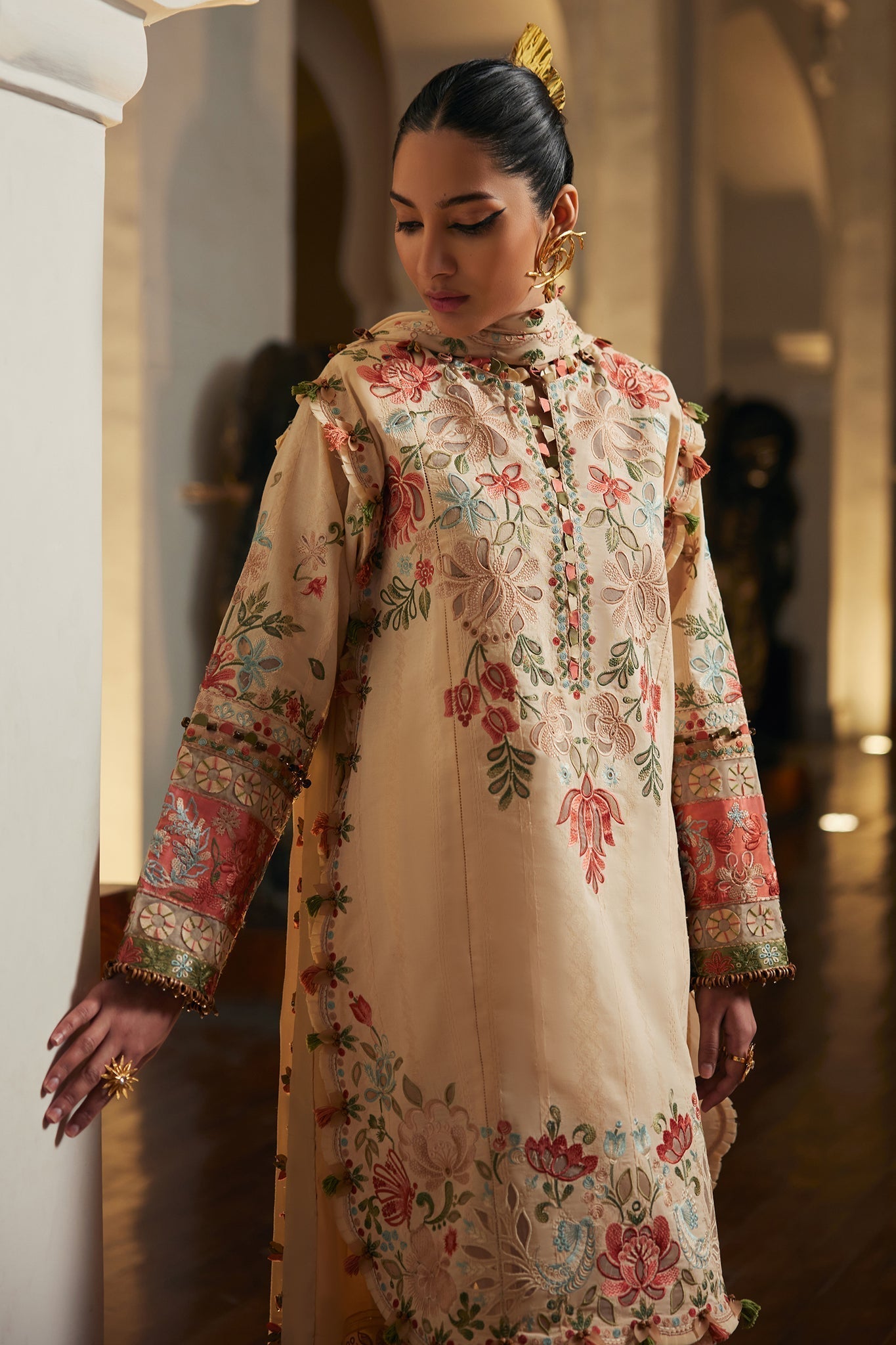 Elan | Luxury Lawn 25 | ZAHARA (EL25-07 B) -  Elan Ladies Clothes - Original Designer Dress - House of Maryam
