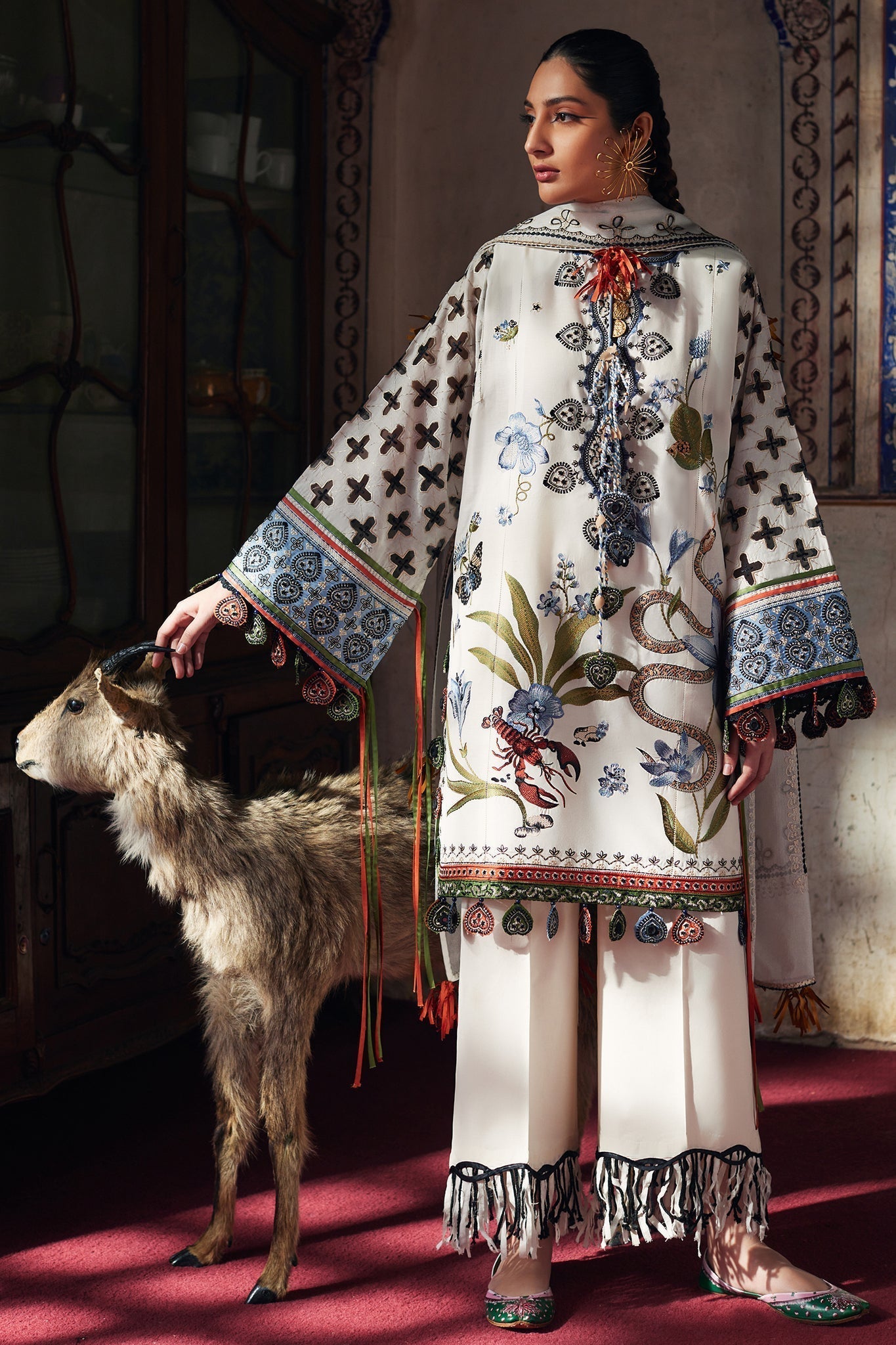 Elan | Luxury Lawn 25 | AZUREH (EL25-04 B) -  Elan Ladies Clothes - Original Designer Dress - House of Maryam