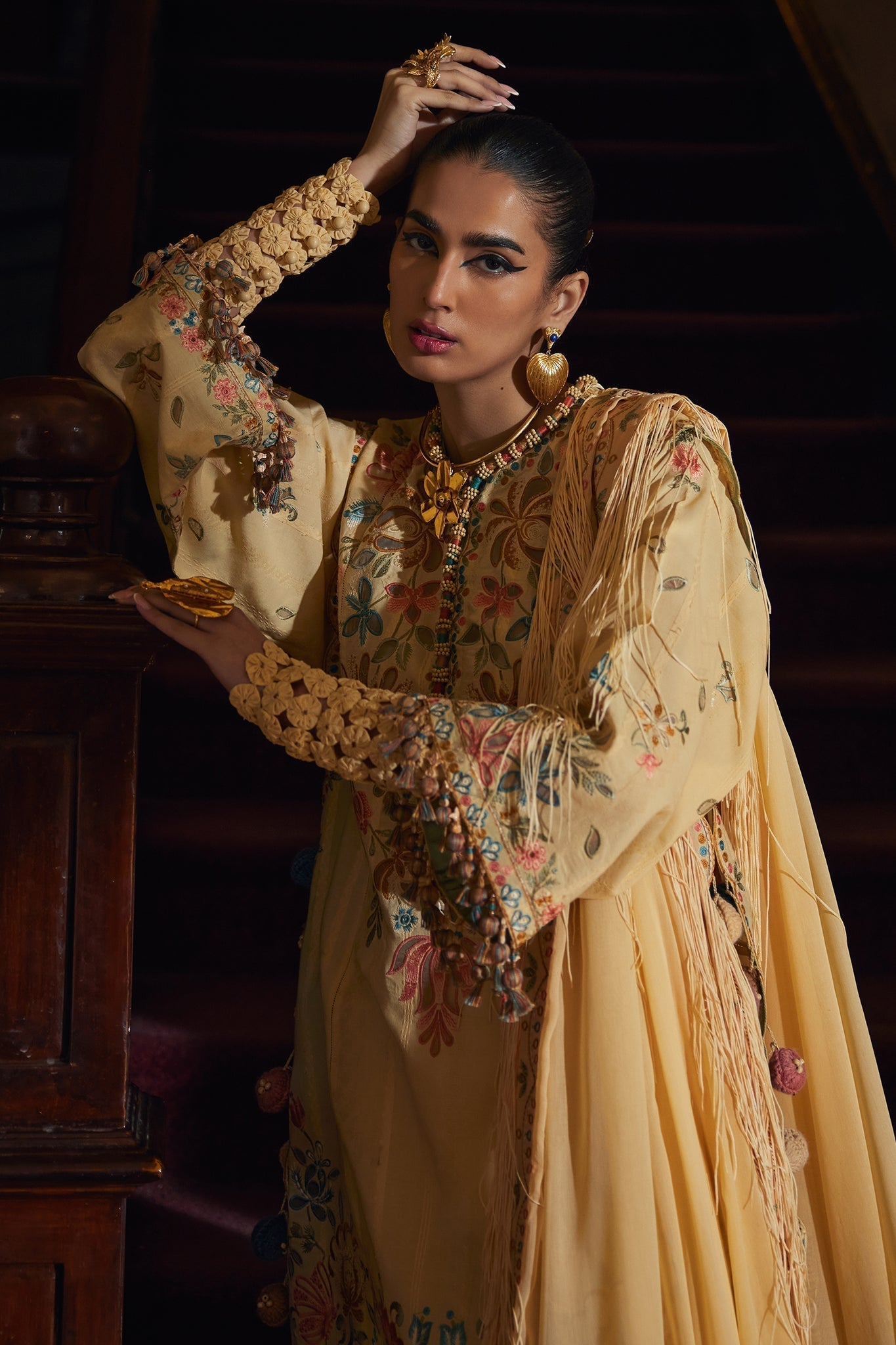 Elan | Luxury Lawn 25 | ZAHARA (EL25-07 A) -  Elan Ladies Clothes - Original Designer Dress - House of Maryam