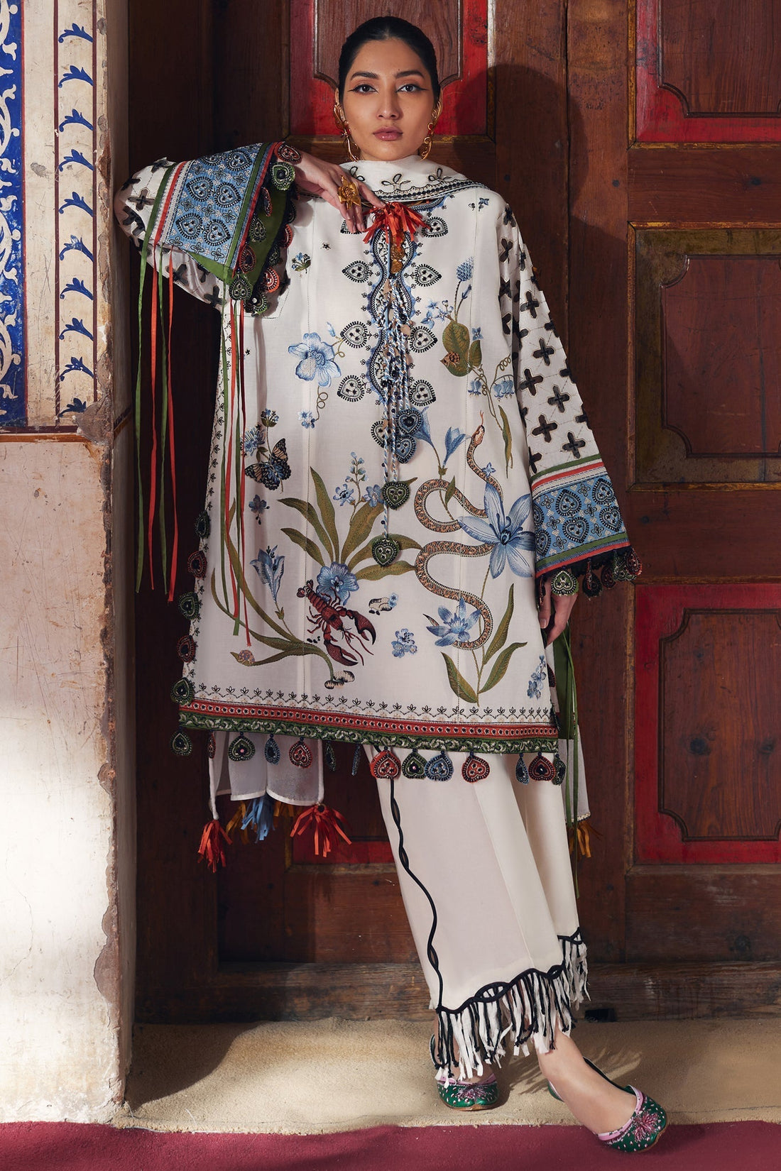 Elan | Luxury Lawn 25 | AZUREH (EL25-04 B) -  Elan Ladies Clothes - Original Designer Dress - House of Maryam