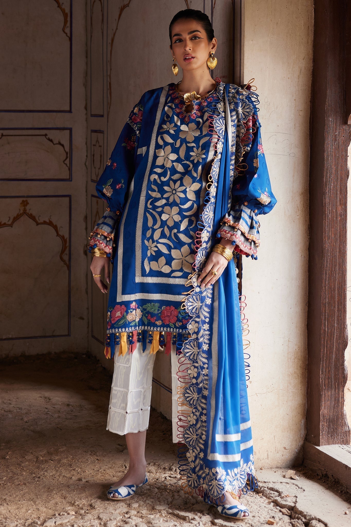 Elan | Luxury Lawn 25 | AURELIA (EL25-08 A) -  Elan Ladies Clothes - Original Designer Dress - House of Maryam