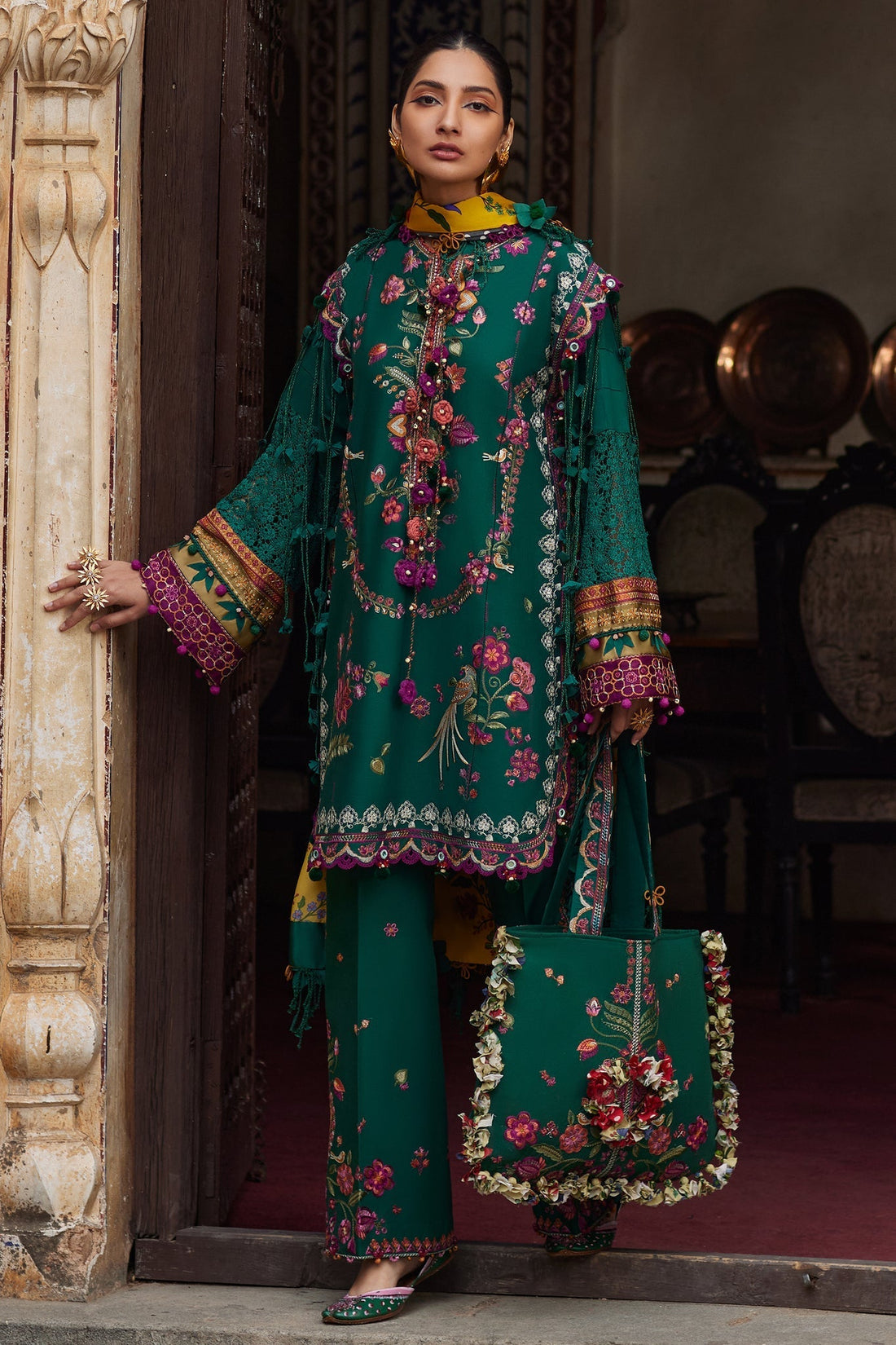 Elan | Luxury Lawn 25 | AURIELLE (EL25-06 A) -  Elan Ladies Clothes - Original Designer Dress - House of Maryam