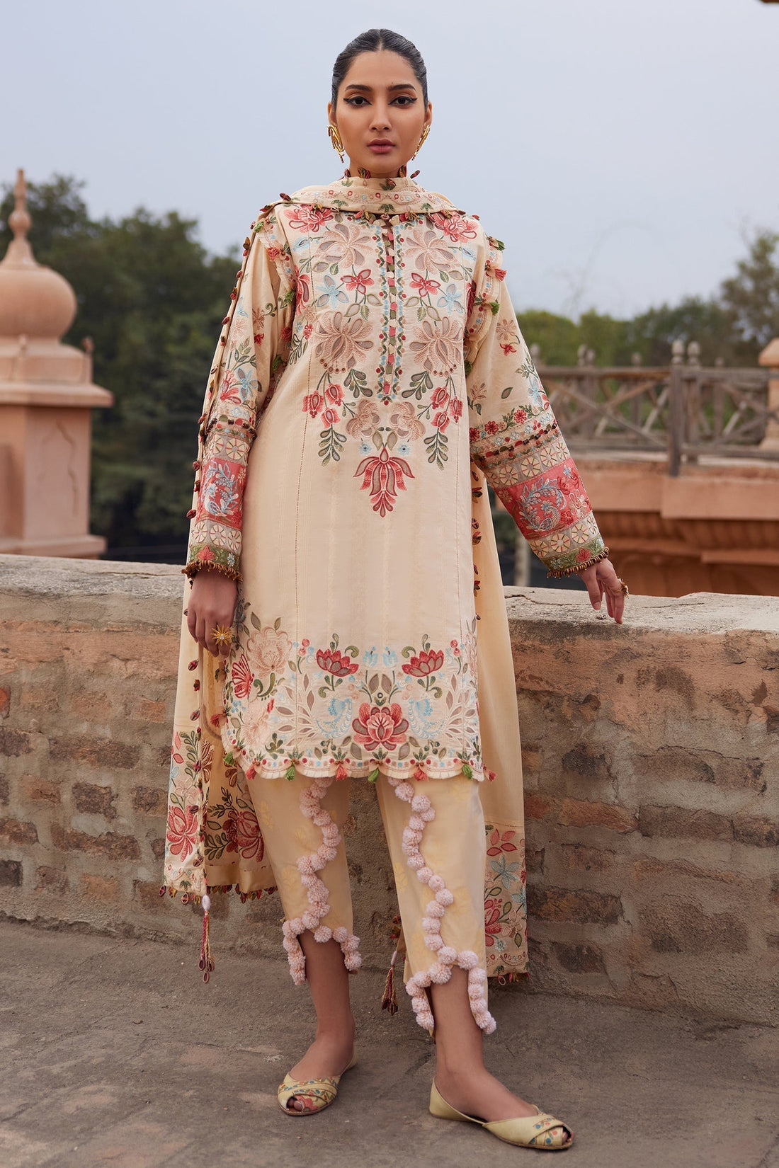 Elan | Luxury Lawn 25 | ZAHARA (EL25-07 B) -  Elan Ladies Clothes - Original Designer Dress - House of Maryam