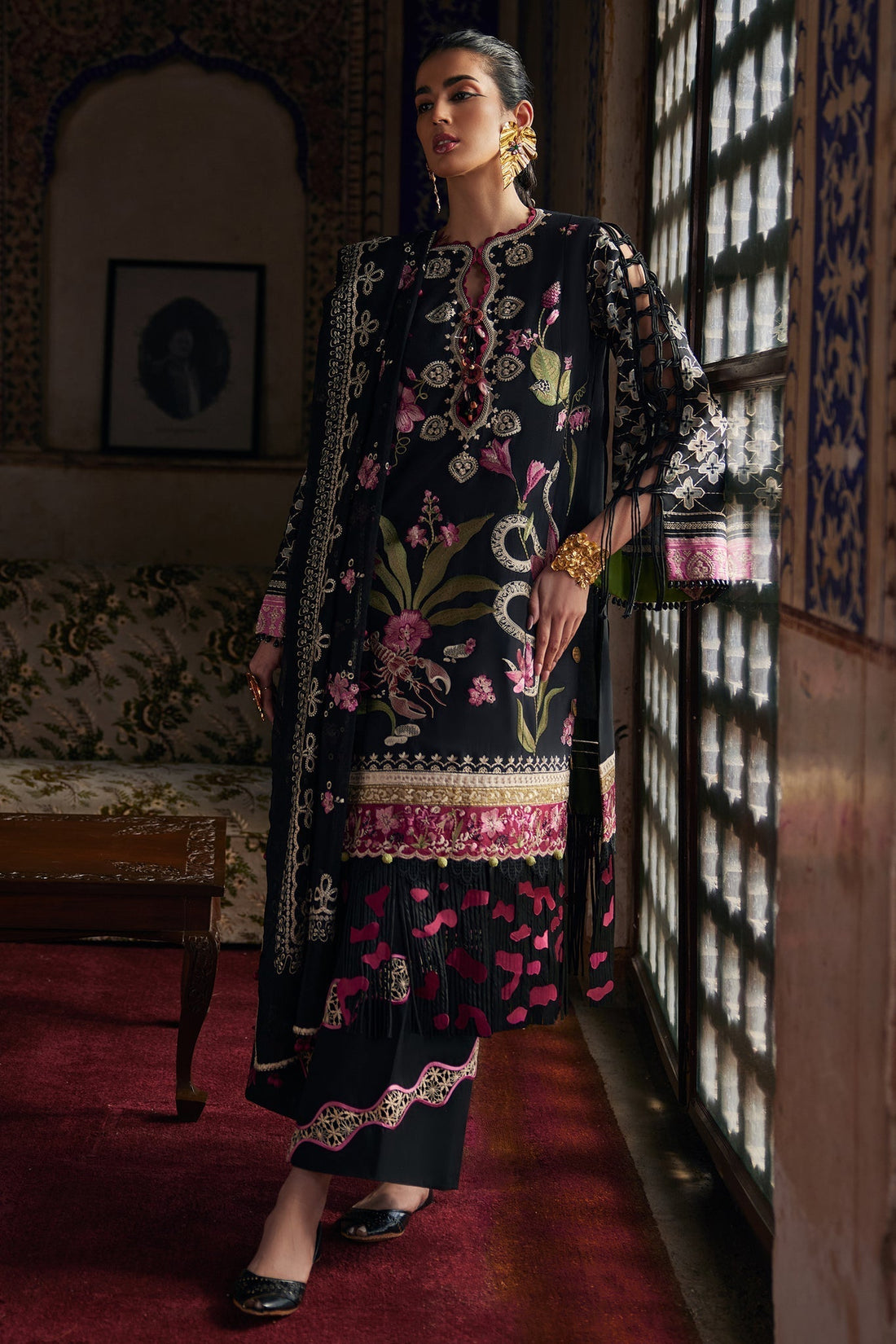 Elan | Luxury Lawn 25 | AZUREH (EL25-04 A) -  Elan Ladies Clothes - Original Designer Dress - House of Maryam