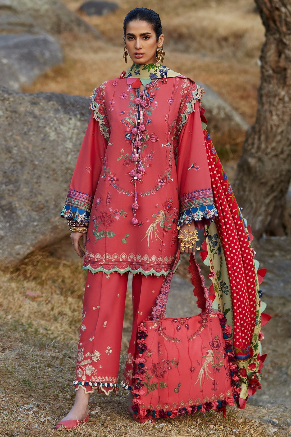 Elan | Luxury Lawn 25 | AURIELLE (EL25-06 B) -  Elan Ladies Clothes - Original Designer Dress - House of Maryam