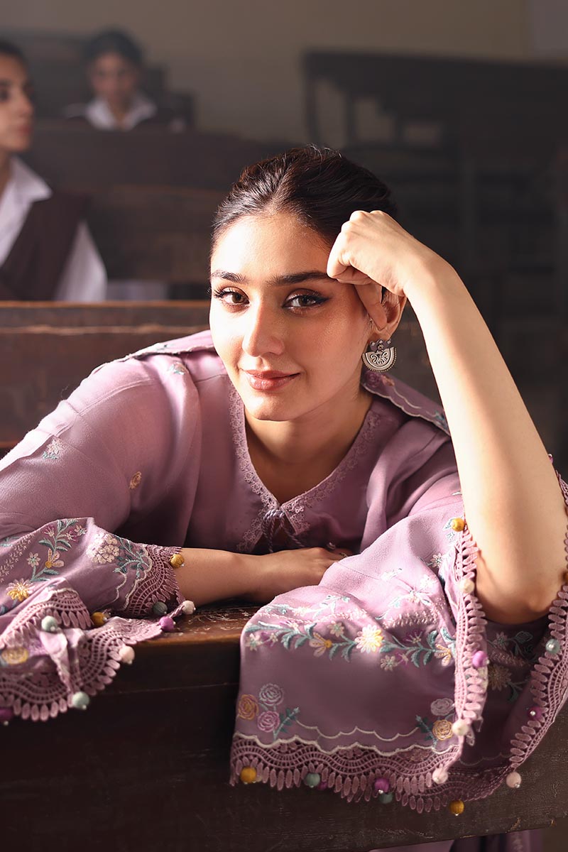 Cross Stitch | Khaddar Linen 25 | MAUVE MIST