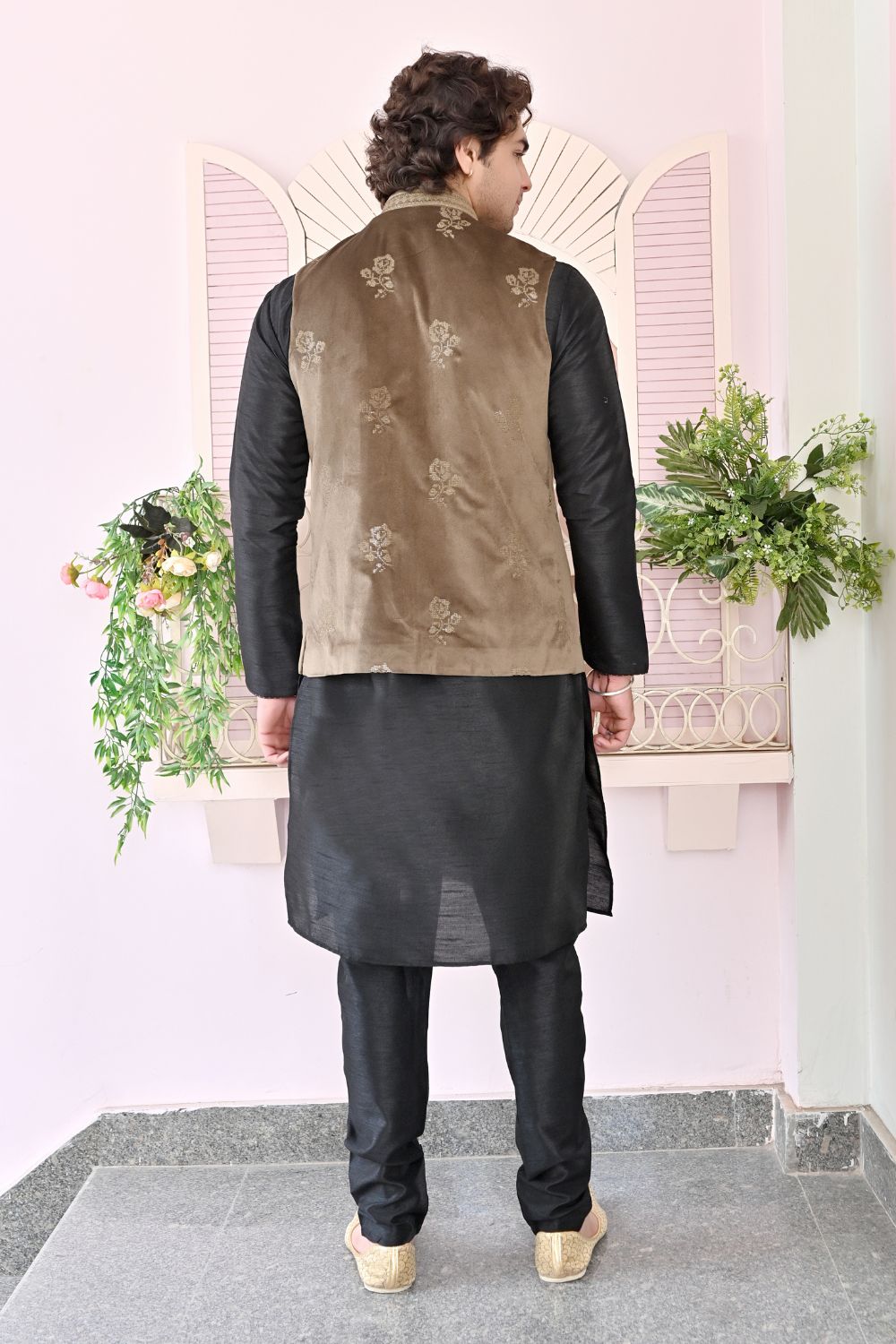 Brown Velvet Waist Coat