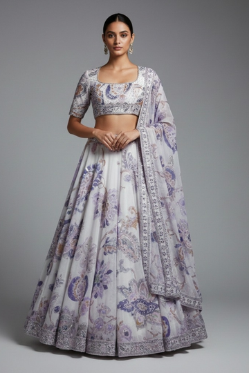 Lavender elegance blooming with timeless graceful charm soft pastel allure