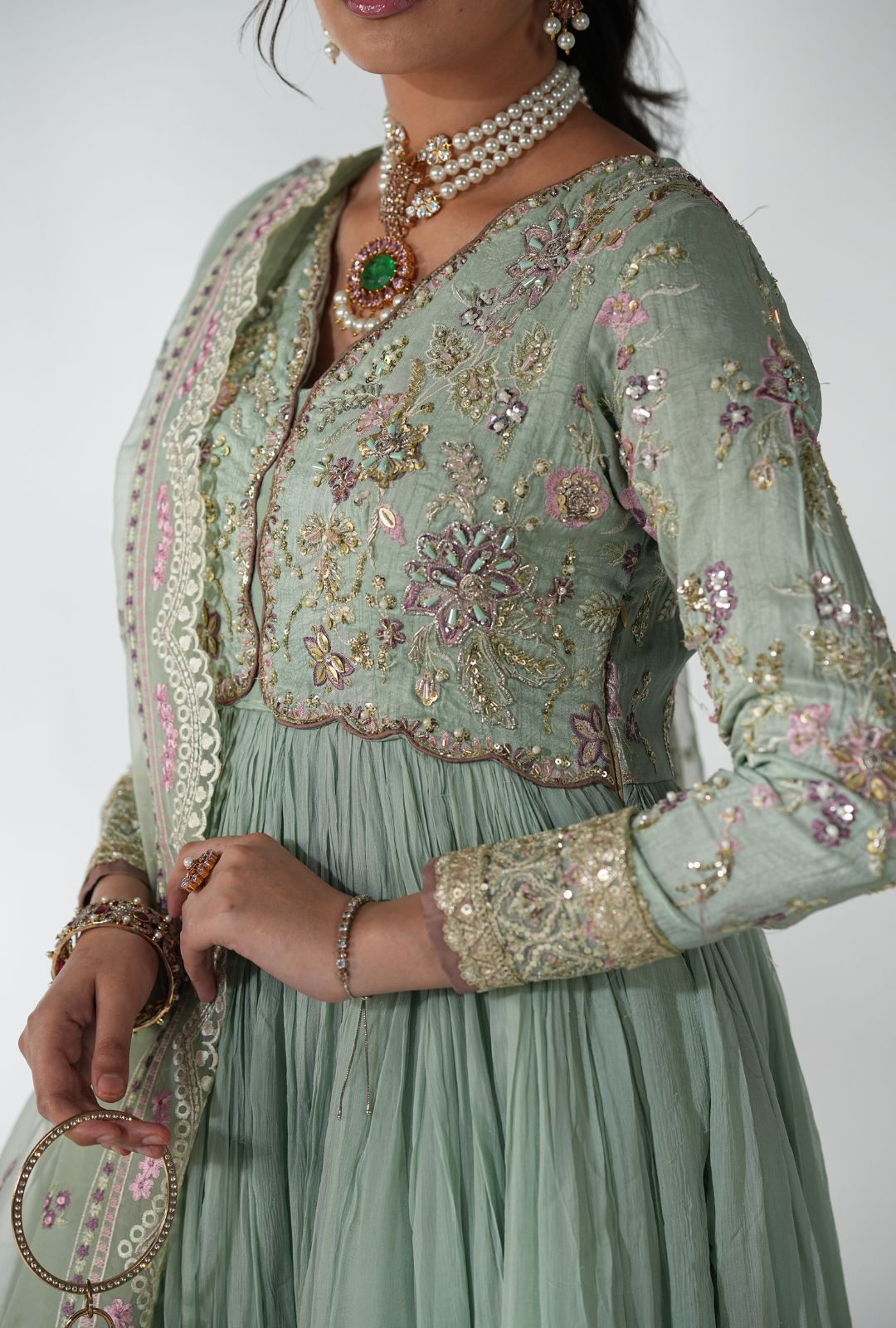 AJR Couture | Luxe Pret 25 |  Satin Serenity