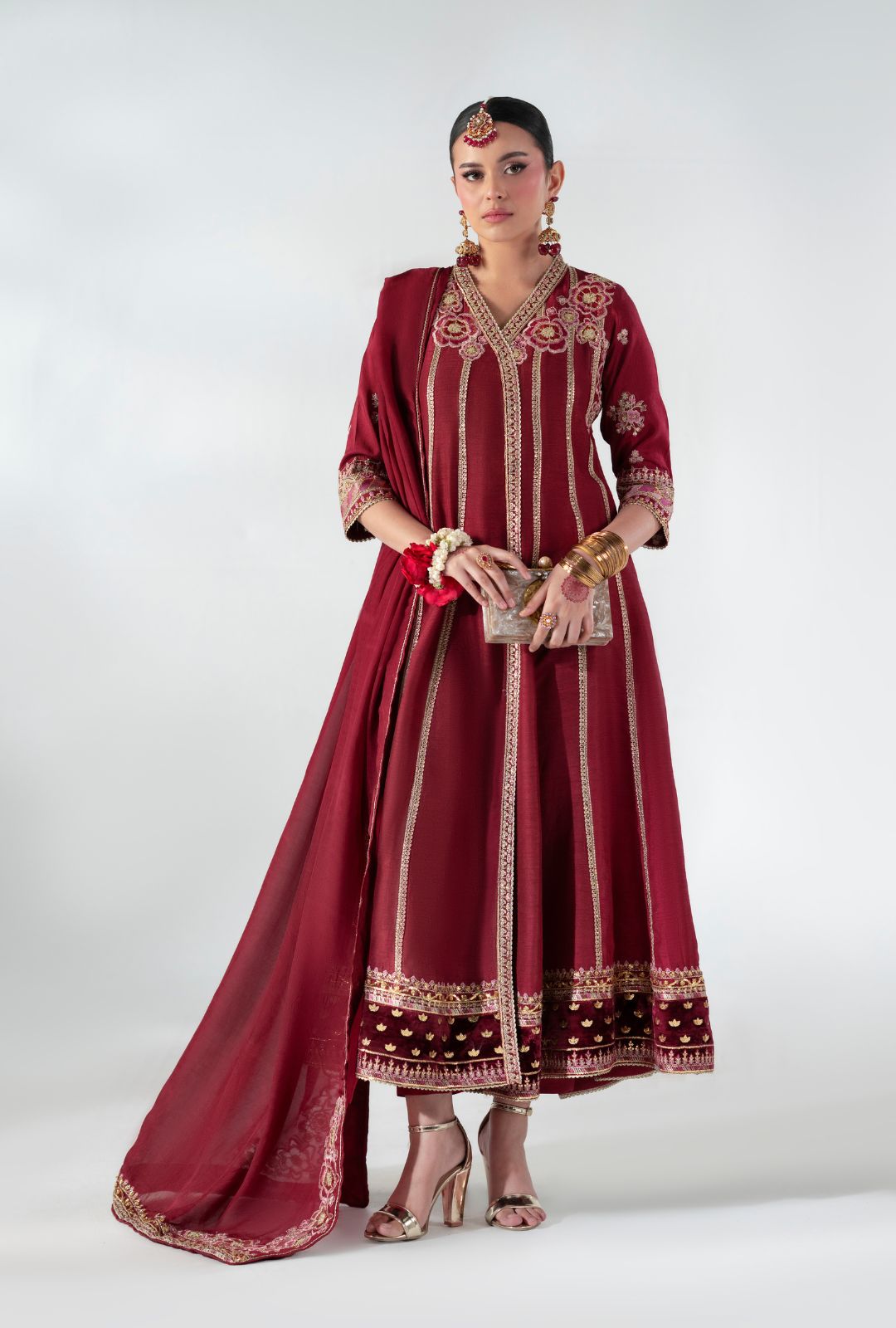AJR Couture | Luxe Pret 25 |  Ruby Raffia
