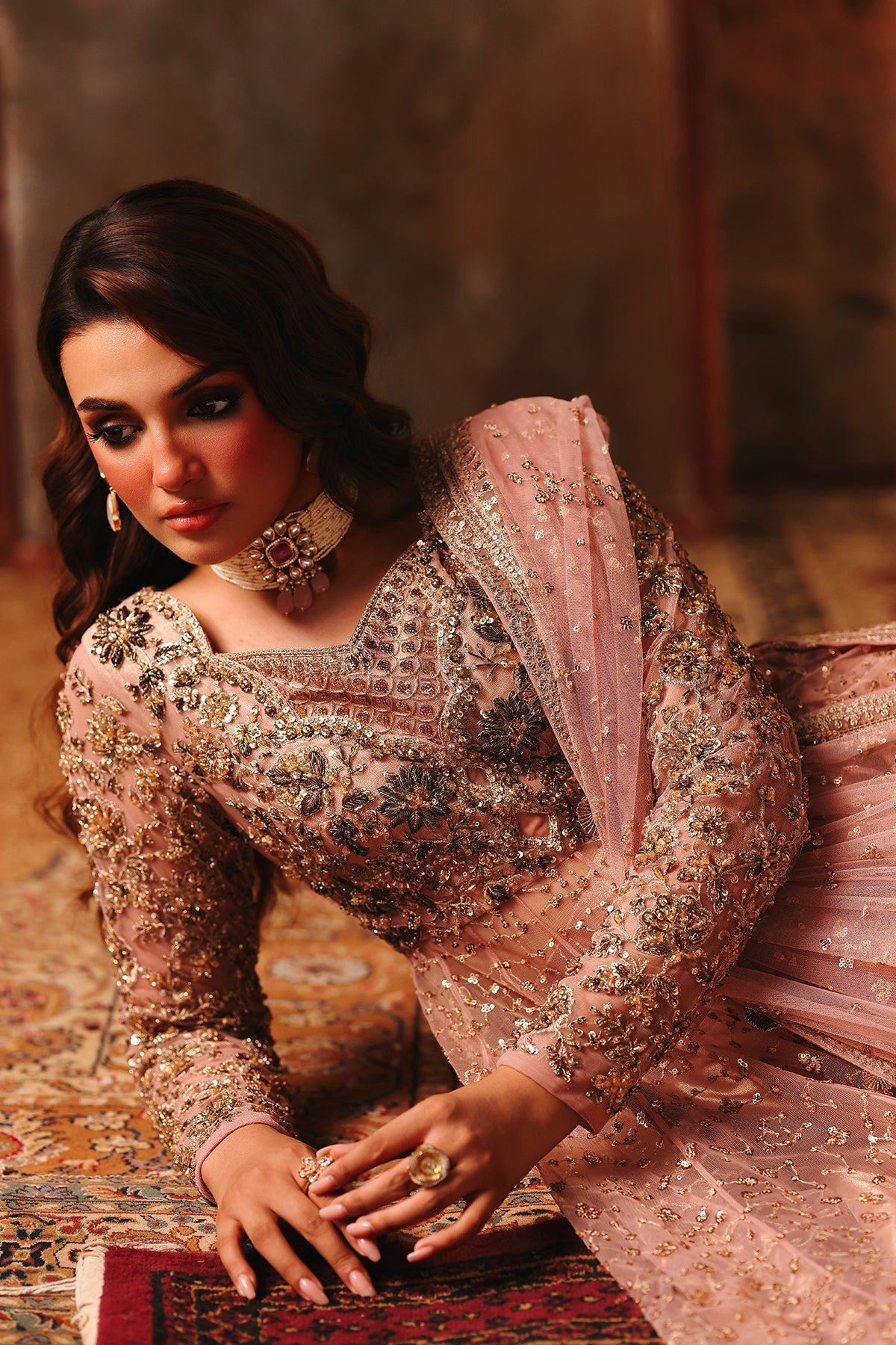 Charizma | Statement Formals | STM-5-06- Rose Gold